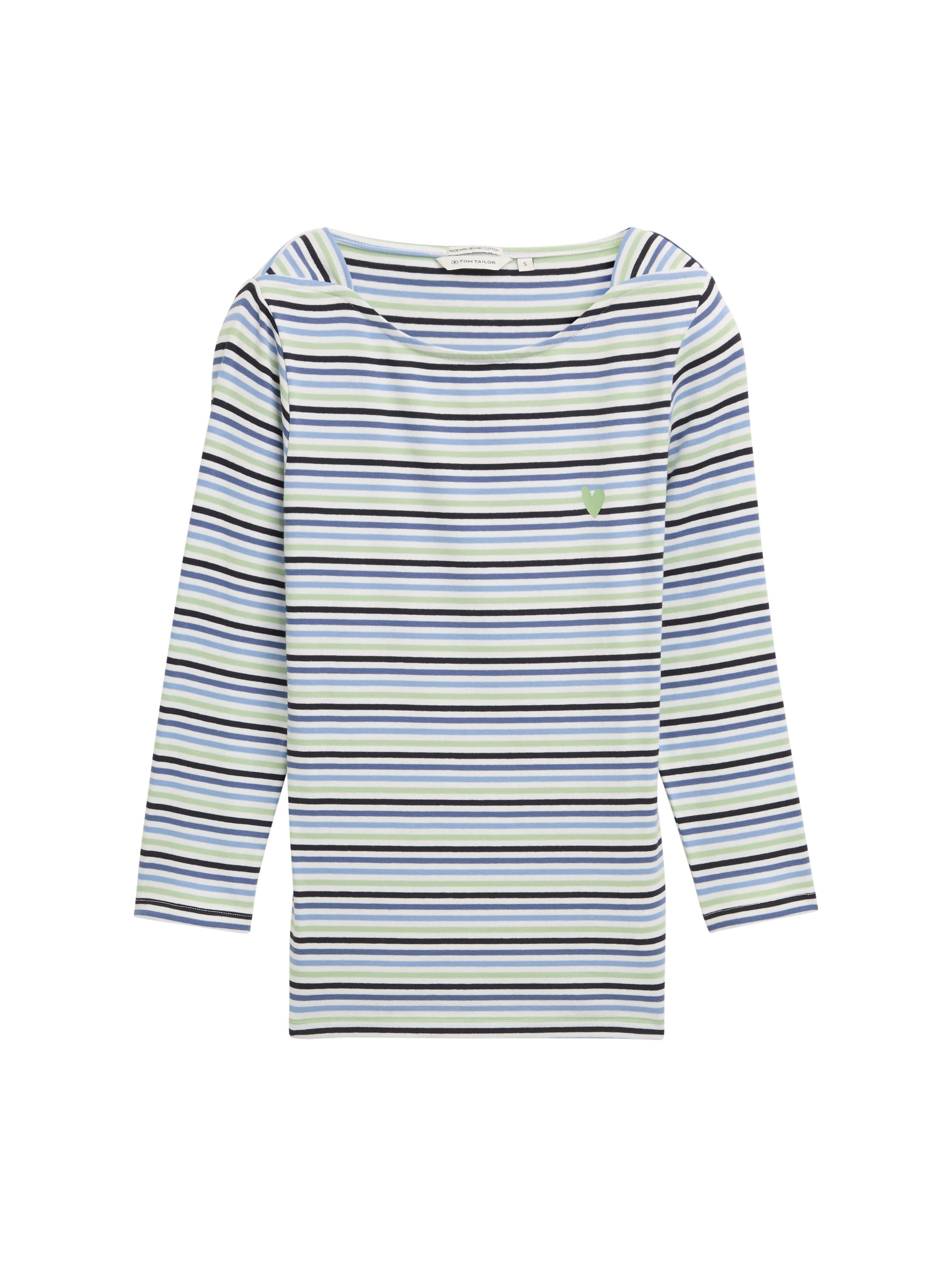 Tom Tailor Shirt met lange mouwen met hartprint
