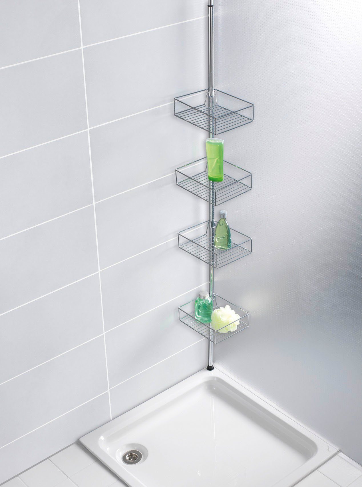 WENKO Telescooprek Domaso 4 planken