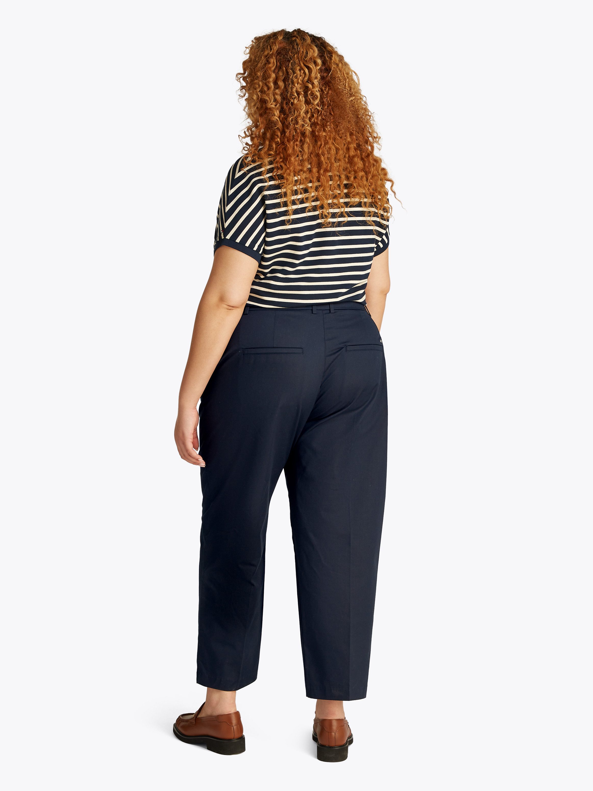 Tommy Hilfiger Curve Chino CRV CO SLIM STRAIGHT CHINO in grote maten, chino kwaliteit