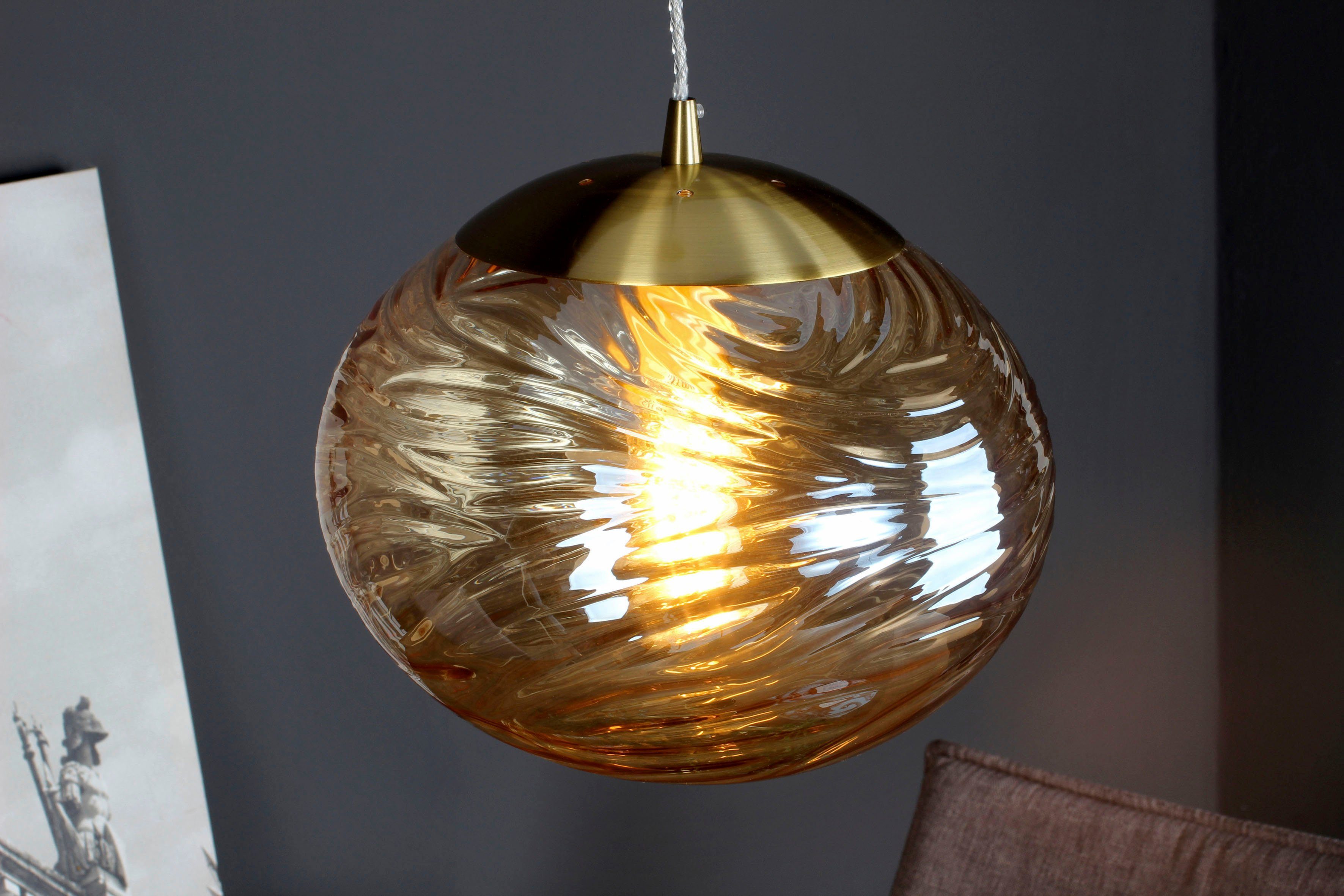 ECO-LIGHT Hanglamp Nereide hoogwaardig glas (1 stuk)