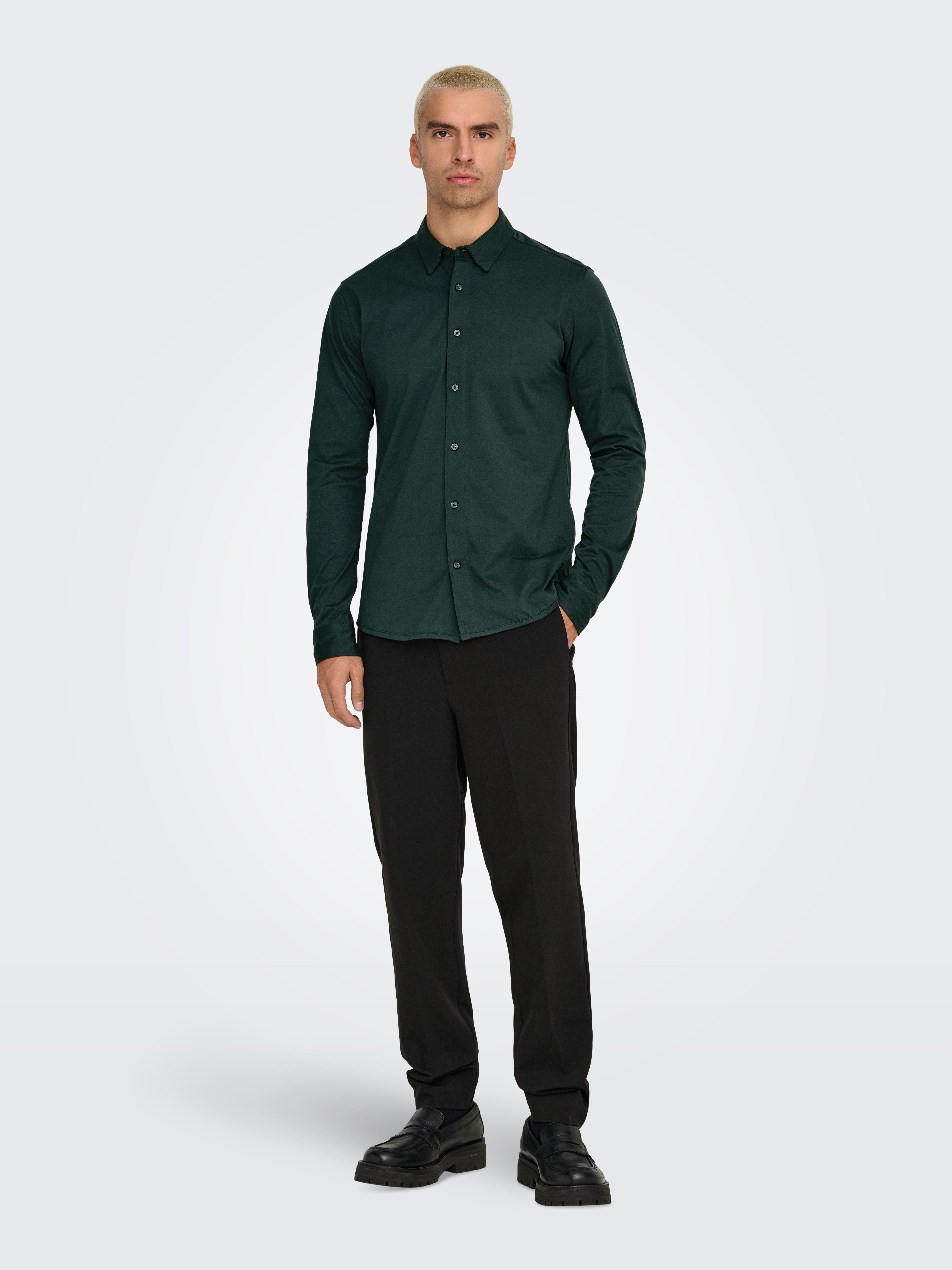 ONLY & SONS Overhemd met lange mouwen ONSROBIN B/U LS STRETCH SHIRT NOOS
