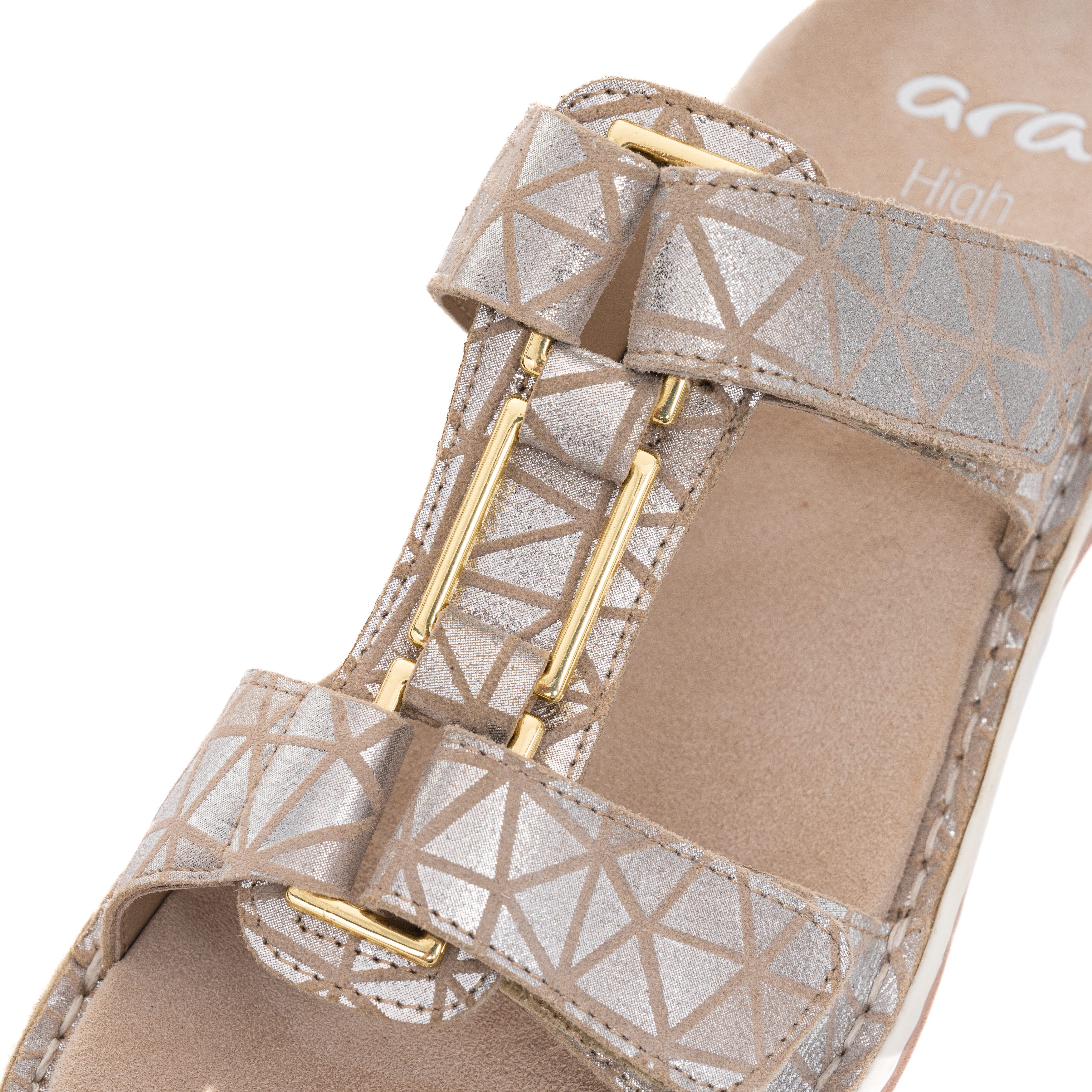 Ara Slippers TAMPA sleehak, zomerschoen, slippers met sieraandeel, g-breedte