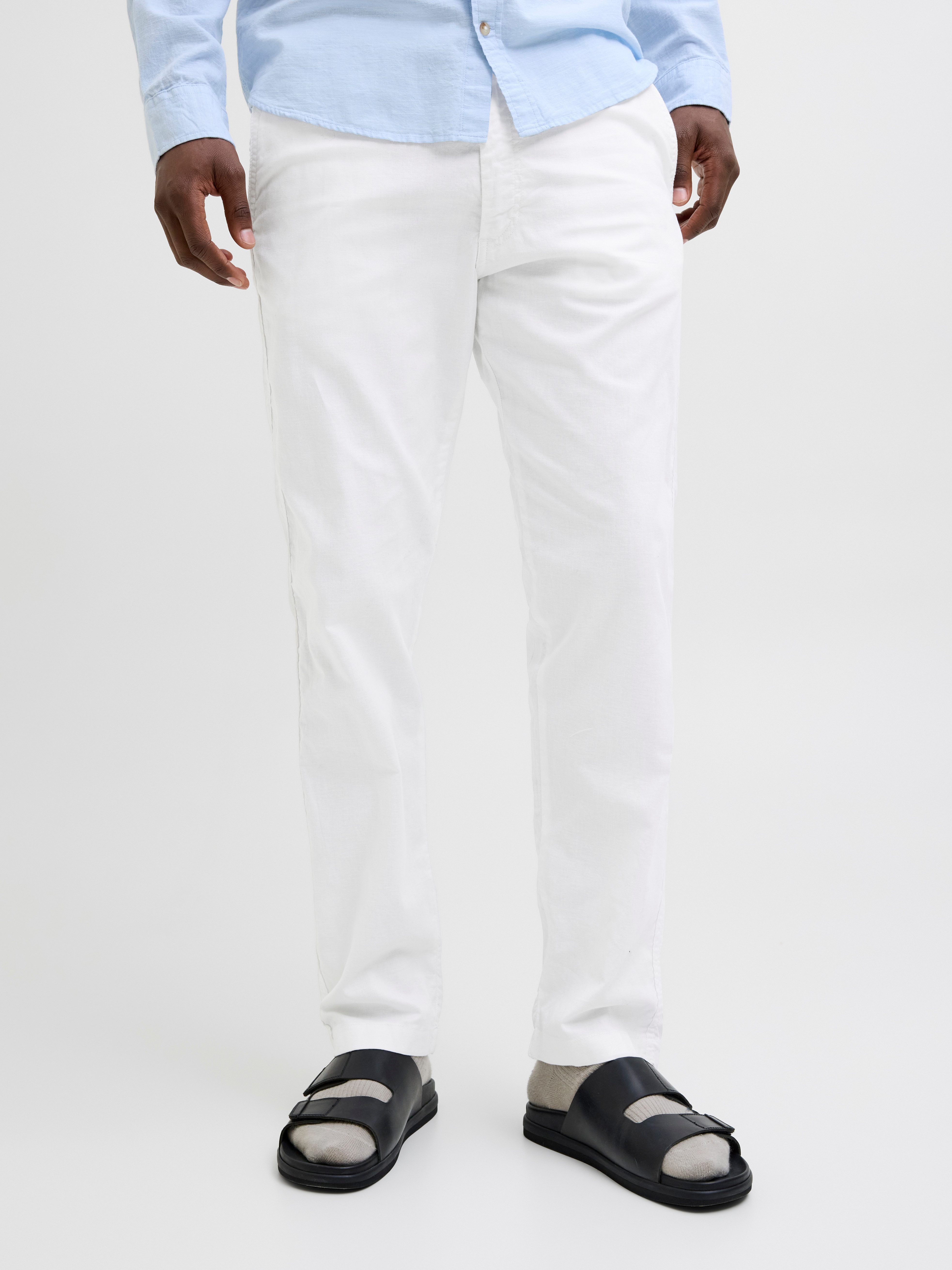 Jack & Jones Joggingbroek JPSTKANE HYBRID BONDI JOGGER SN heren joggingbroeken maat XXL wit