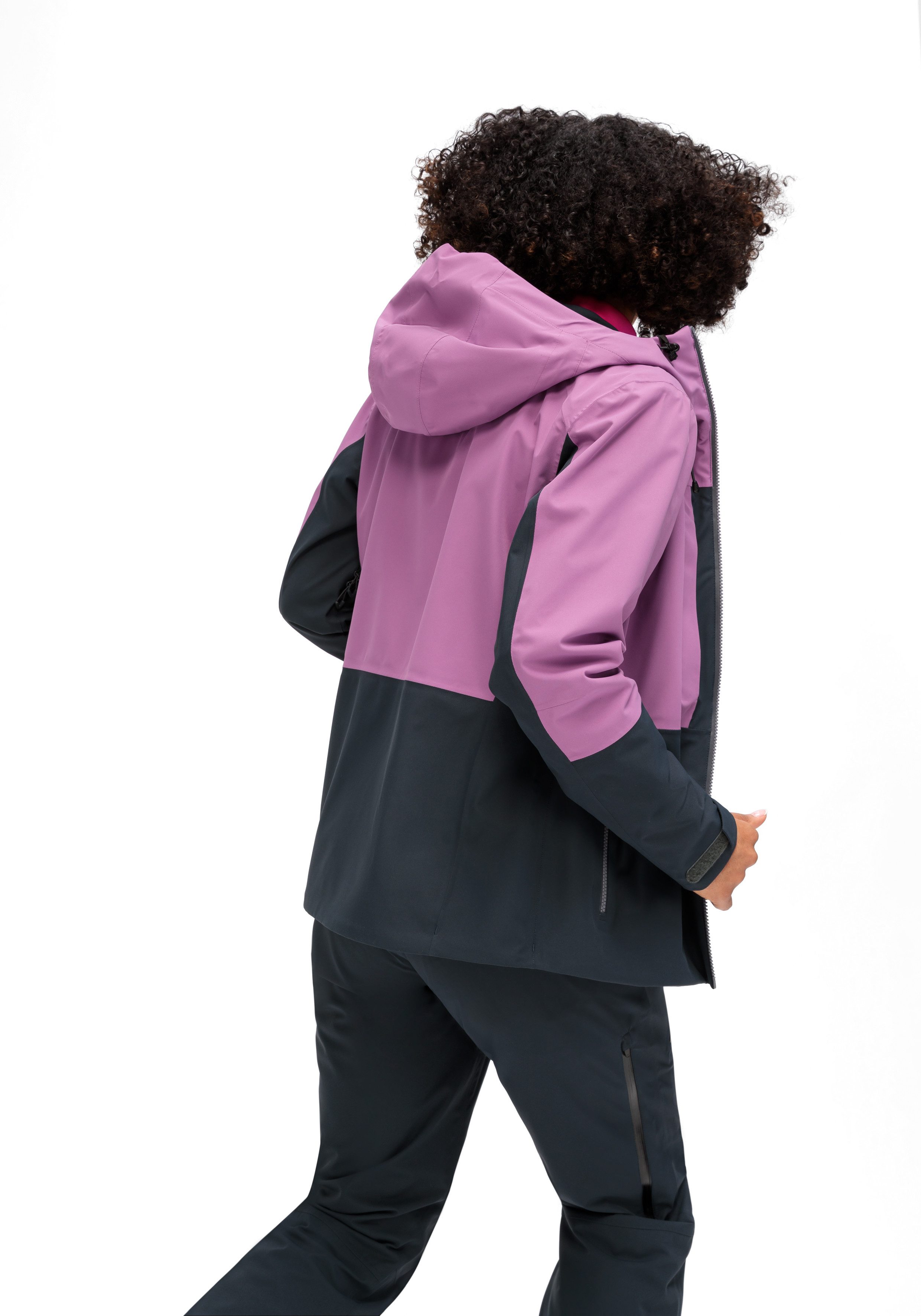 Maier Sports Functioneel jack Lindon W Dames outdoorjas, waterdicht, ritszakken, capuchon