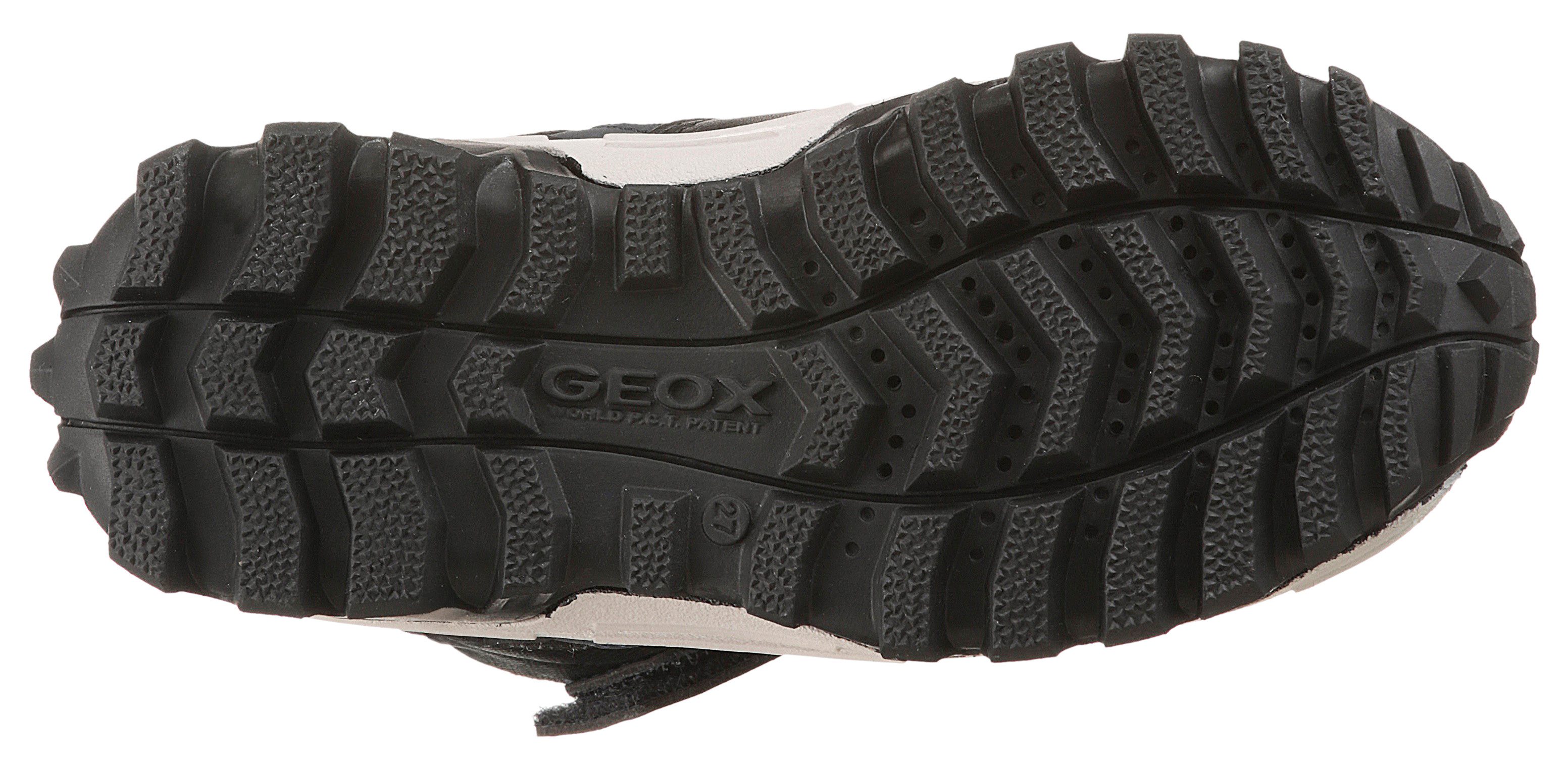 Geox Winterlaarzen J HIMALAYA BOY B ABX Snowboots, klittenbandlaarzen met warmvoering, maatsjabloon om te downloaden