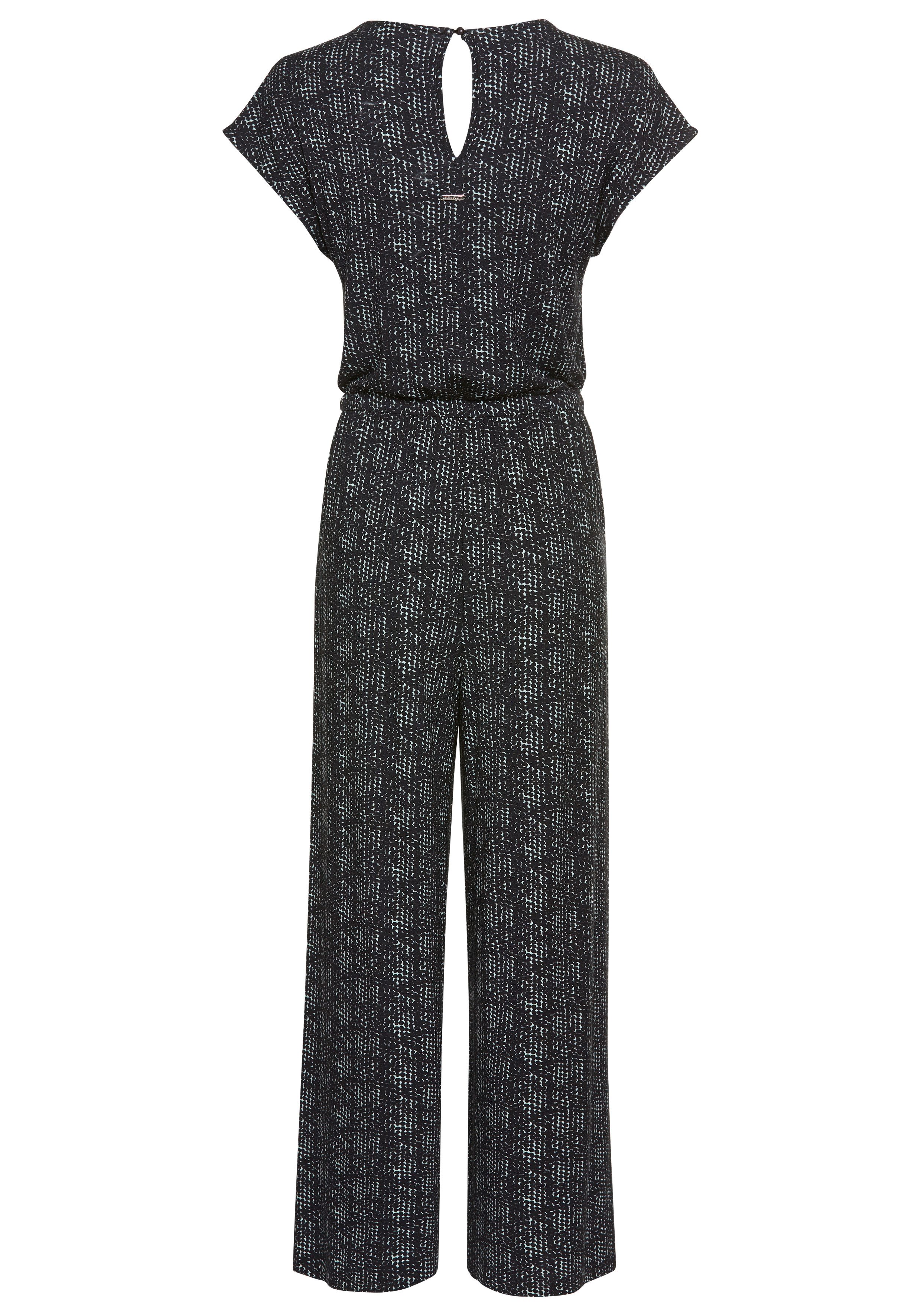 Laura Scott Jumpsuit met filigraan alloverprint - nieuwe collectie