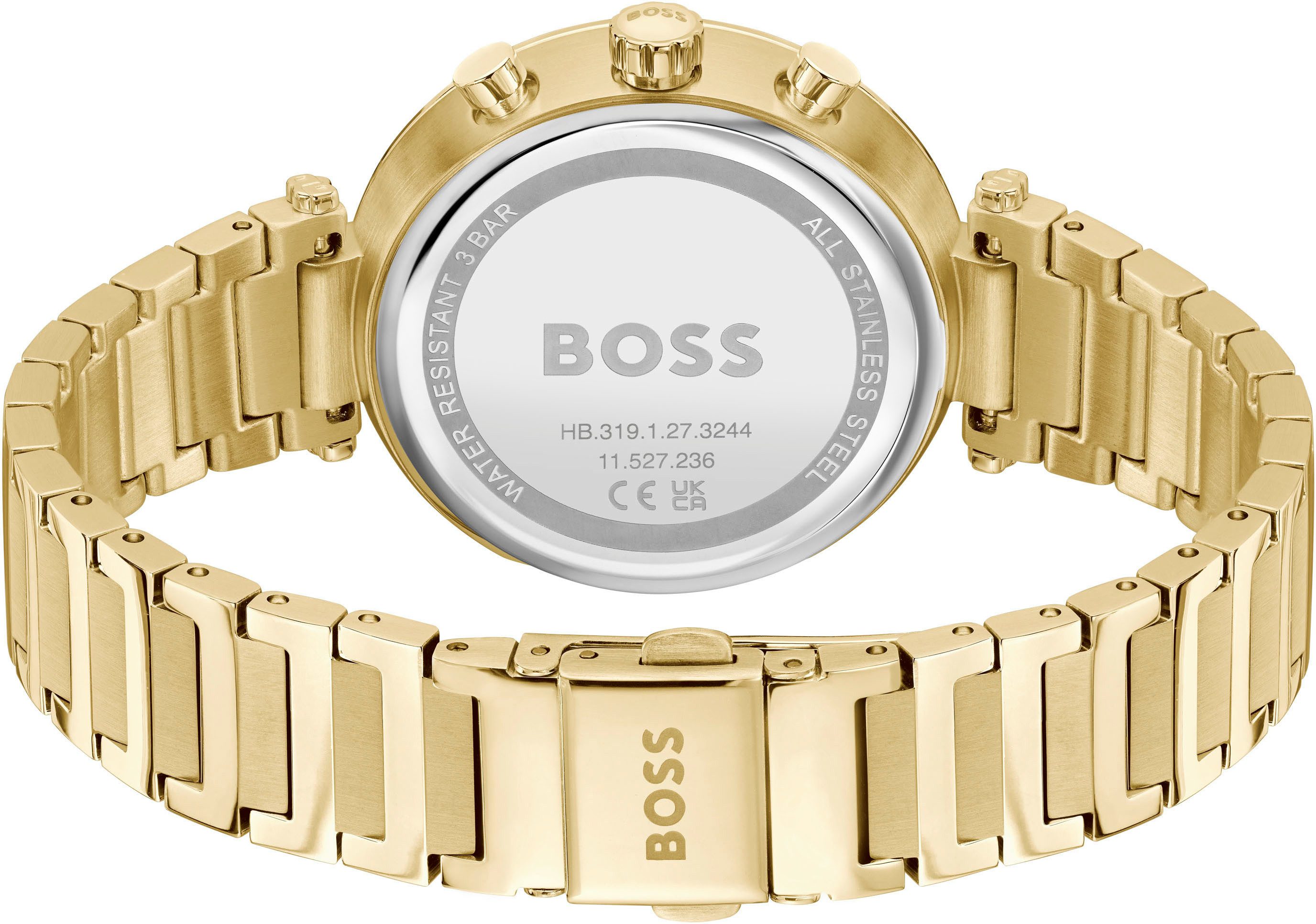 Boss Multifunctioneel horloge MAJESTY SPORT Quarzuhr, horloge, dameshorloge, leren band, analoog