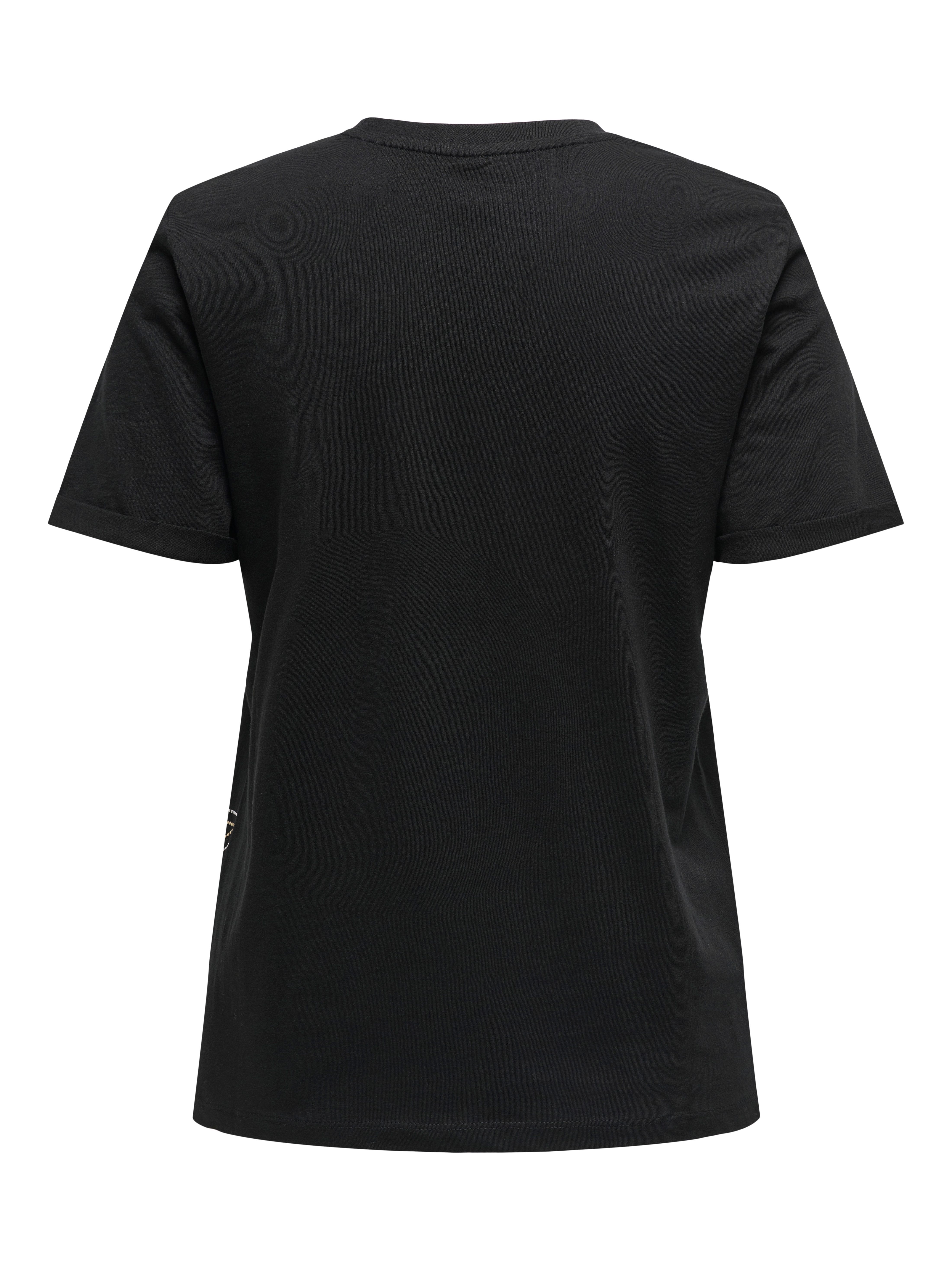 Only Shirt met korte mouwen ONLHOLLIS LIFE S/S O-NECK TOP BOX JRS