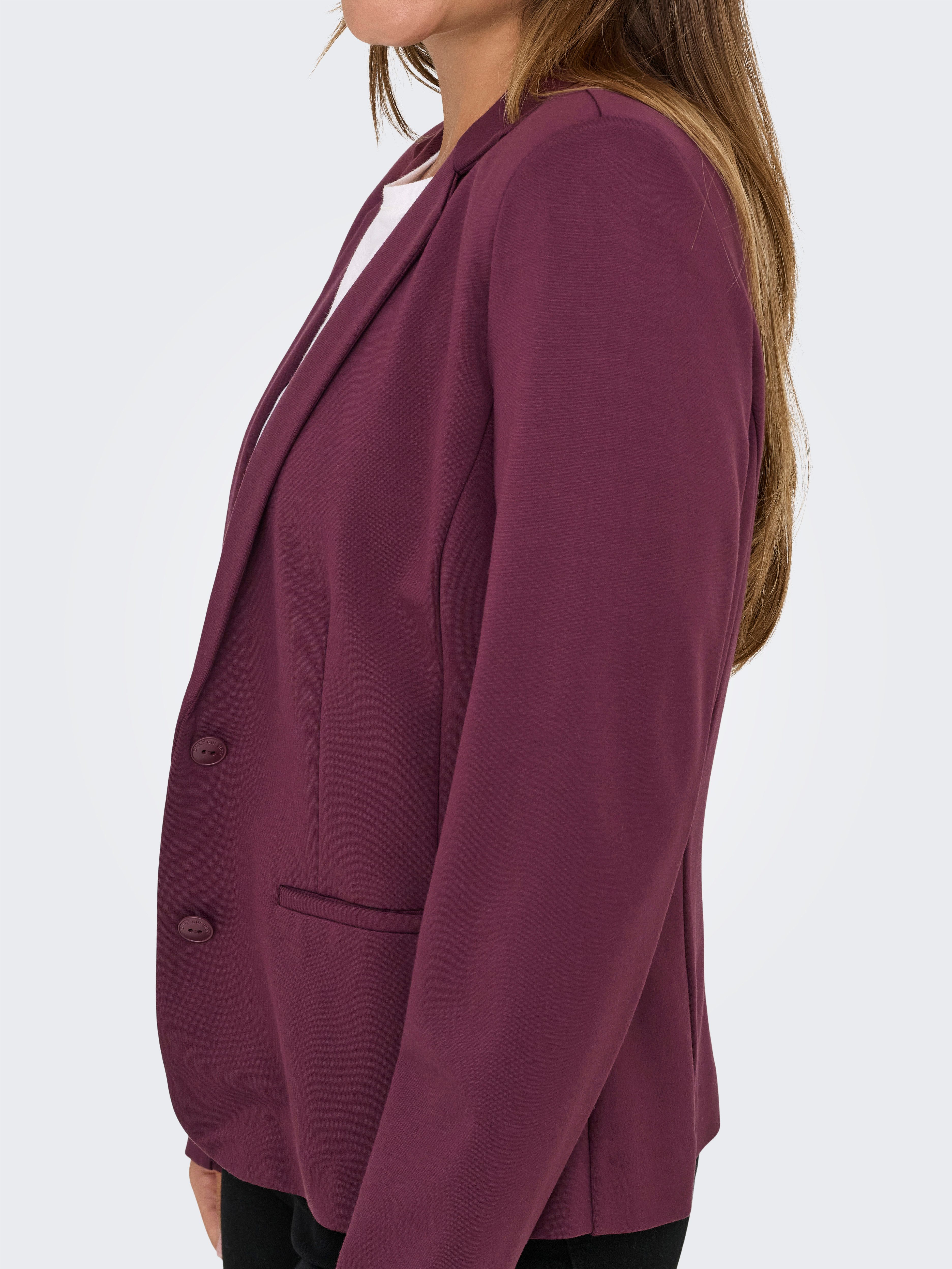 Only Jerseyblazer ONLPOPTRASH – 2-knoops blazer met getailleerd silhouet