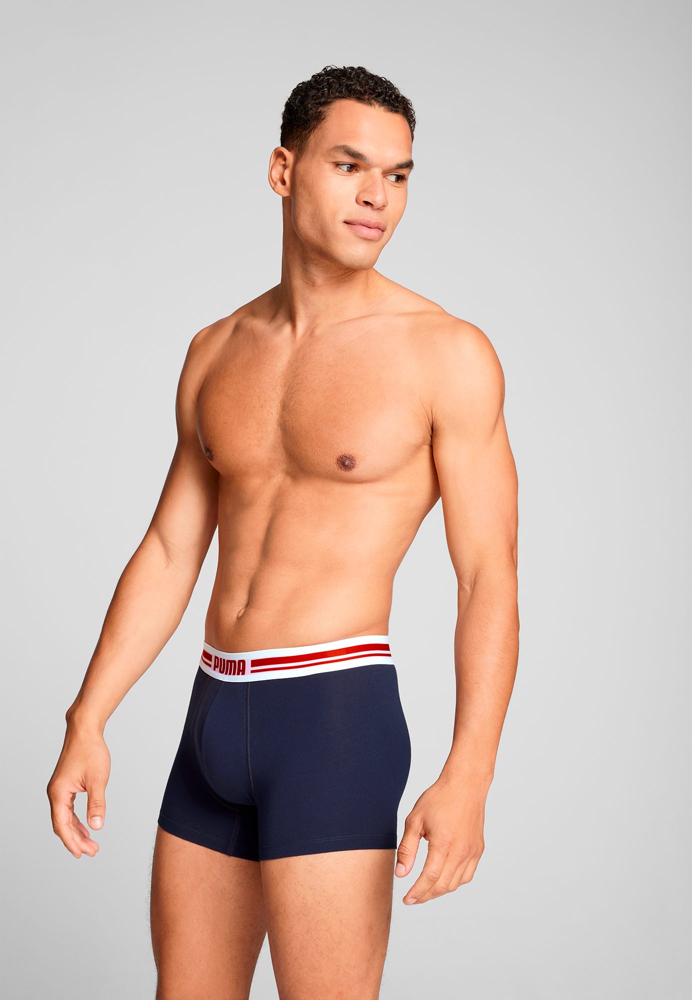 PUMA Boxershort PUMA MEN EVERYDAY PLACED LOGO BOXERS 2P (Set van 2)