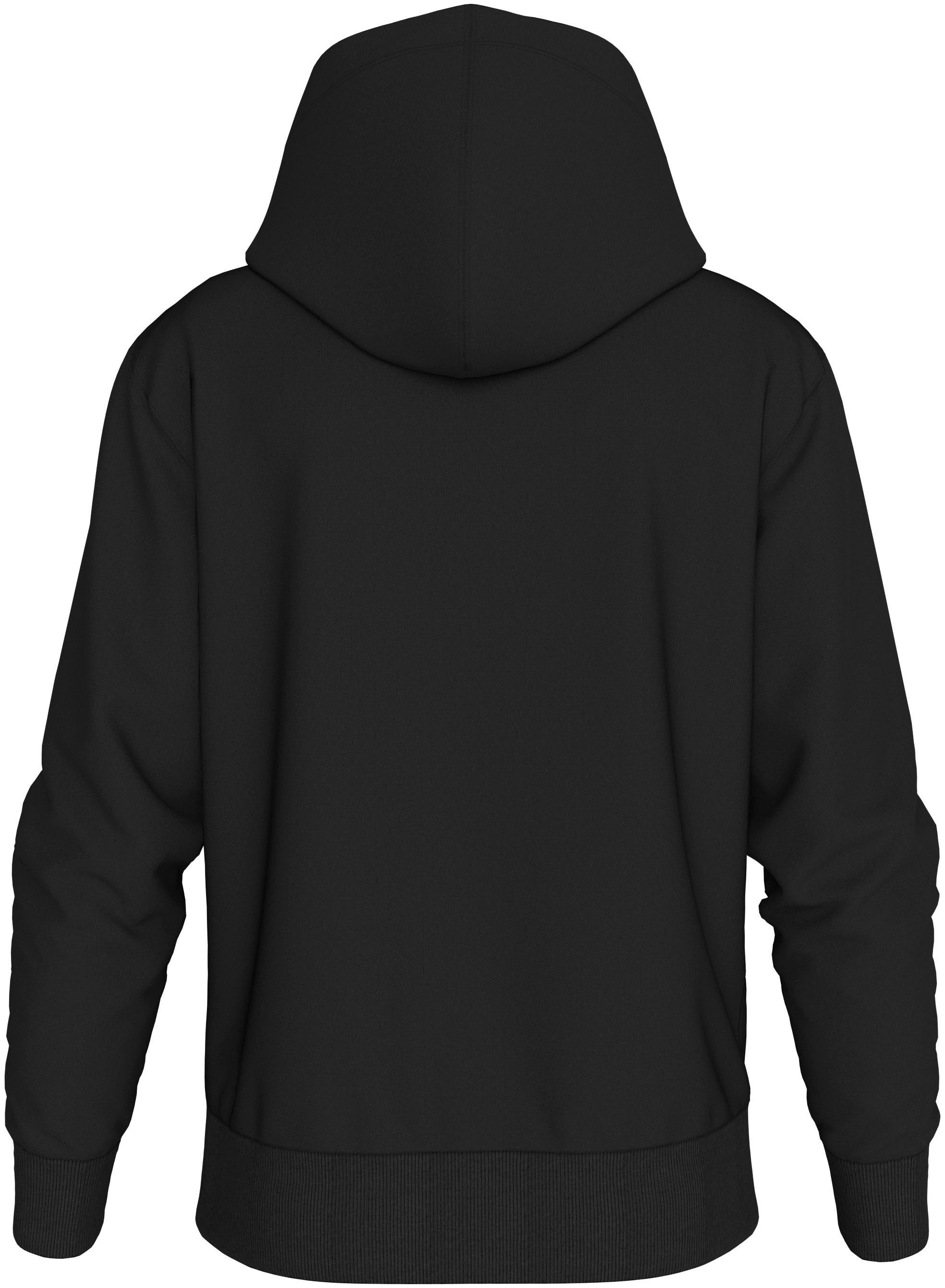 Calvin Klein Sweatshirt WOVEN LABEL HOODIE Kangoeroezak logoborduring