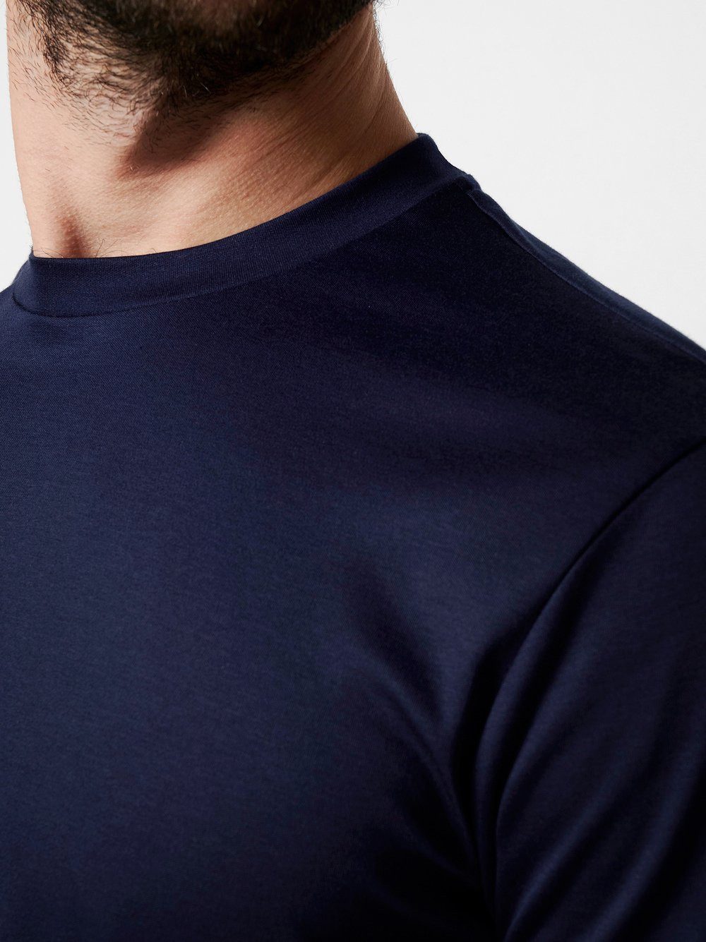 Desoto T-shirt Jersey T-Shirt Ronde hals half lange mouw