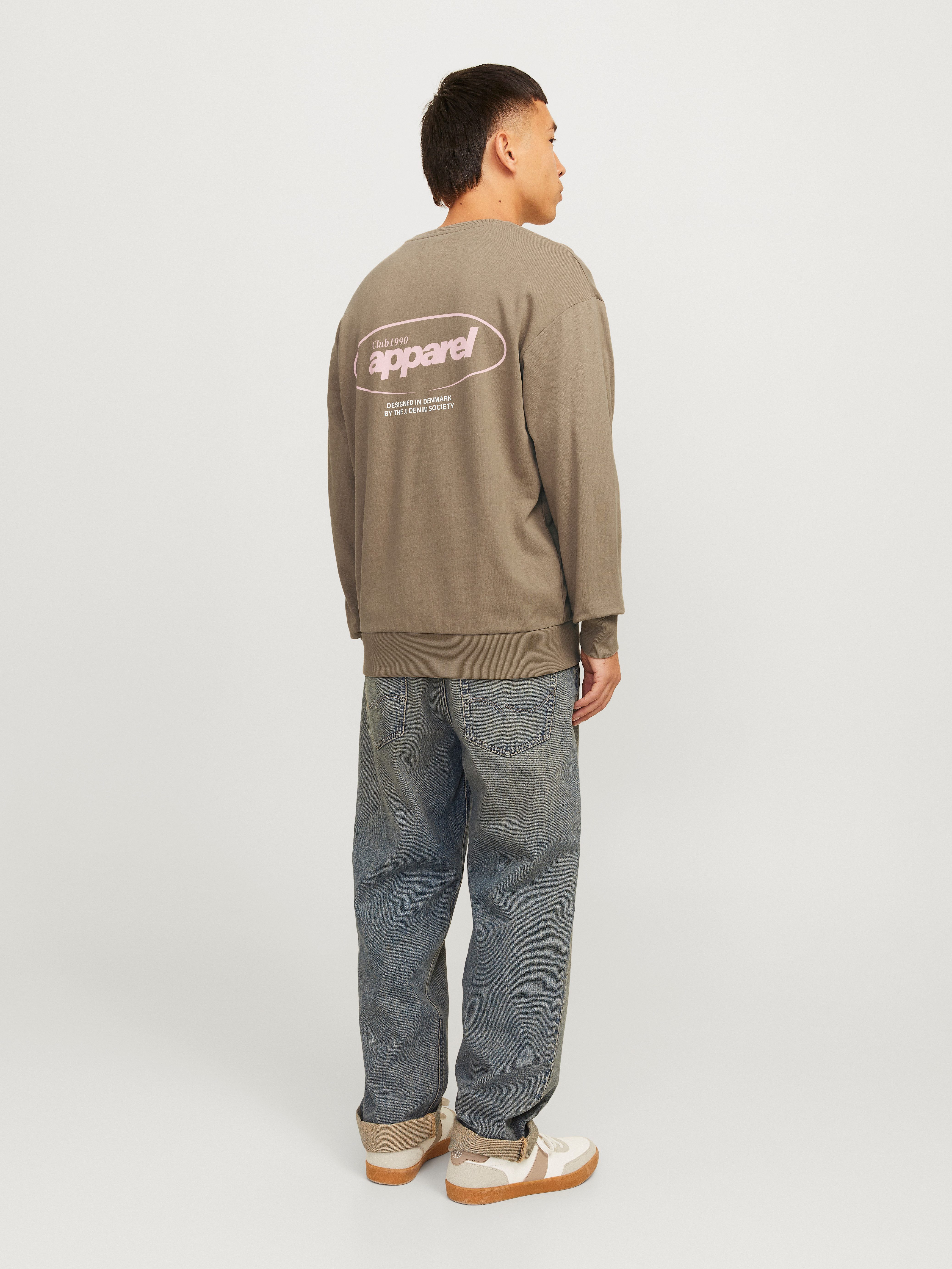 Jack & Jones Sweatshirt JJEBRADLEY GRAPHIC SWEAT CREW NOOS