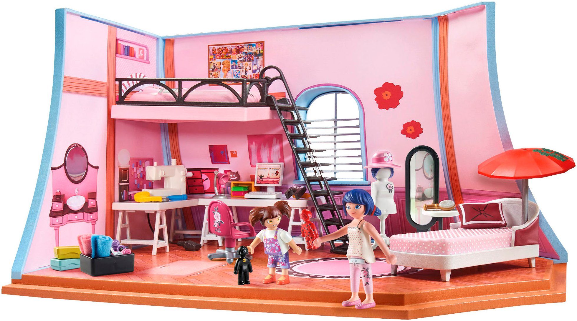 Playmobil® Constructie-speelset Miraculous: Marinettes loft (71334), Miraculous (73-delig)