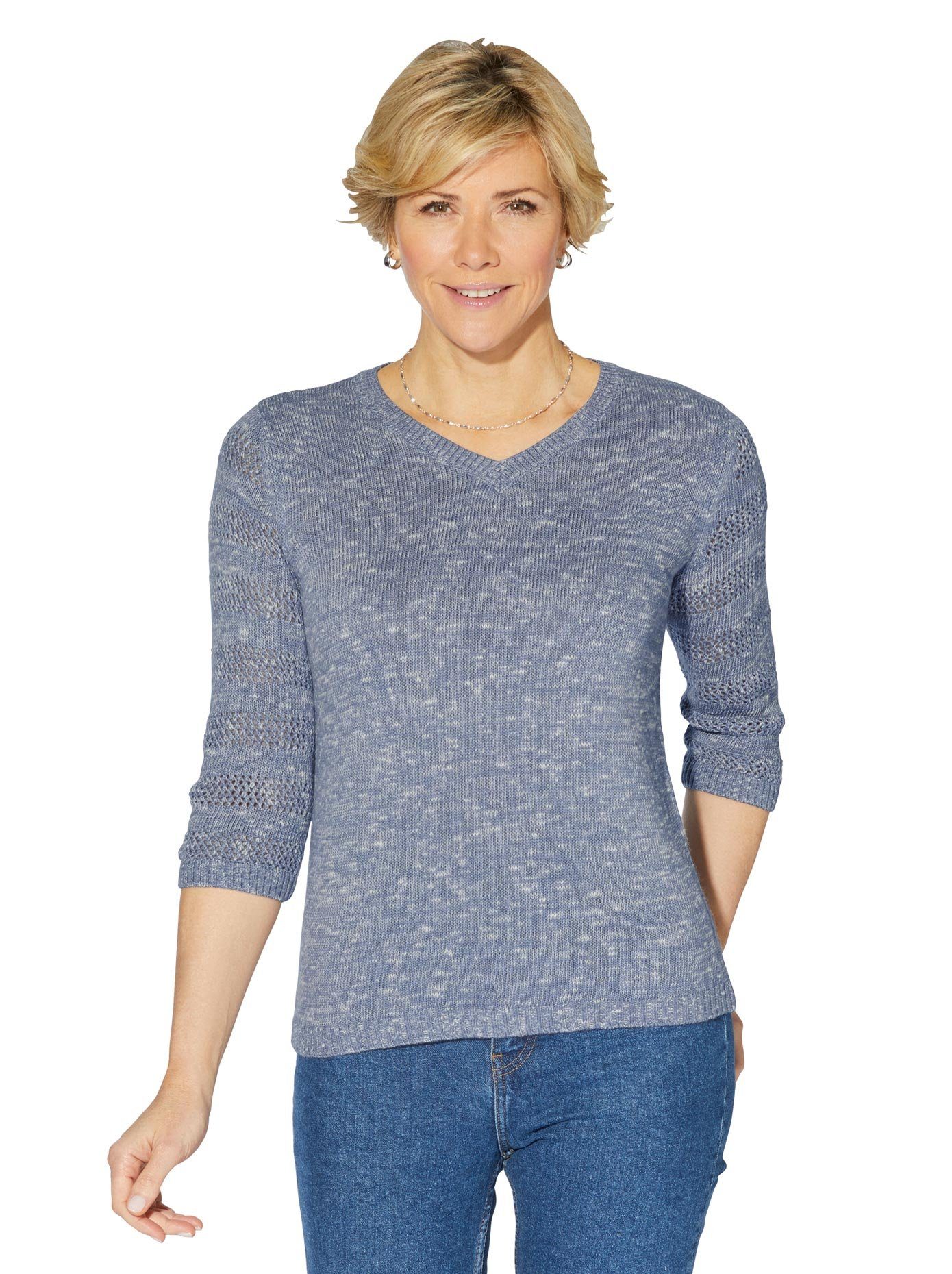 Classic Basics Trui met 3/4-mouwen Trui
