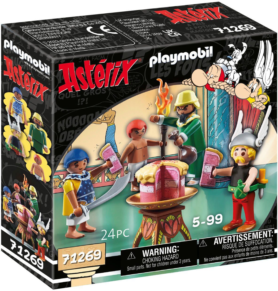 Playmobil® Constructie-speelset De vergiftigde taart van Plurkis (71269), Asterix (24-delig)