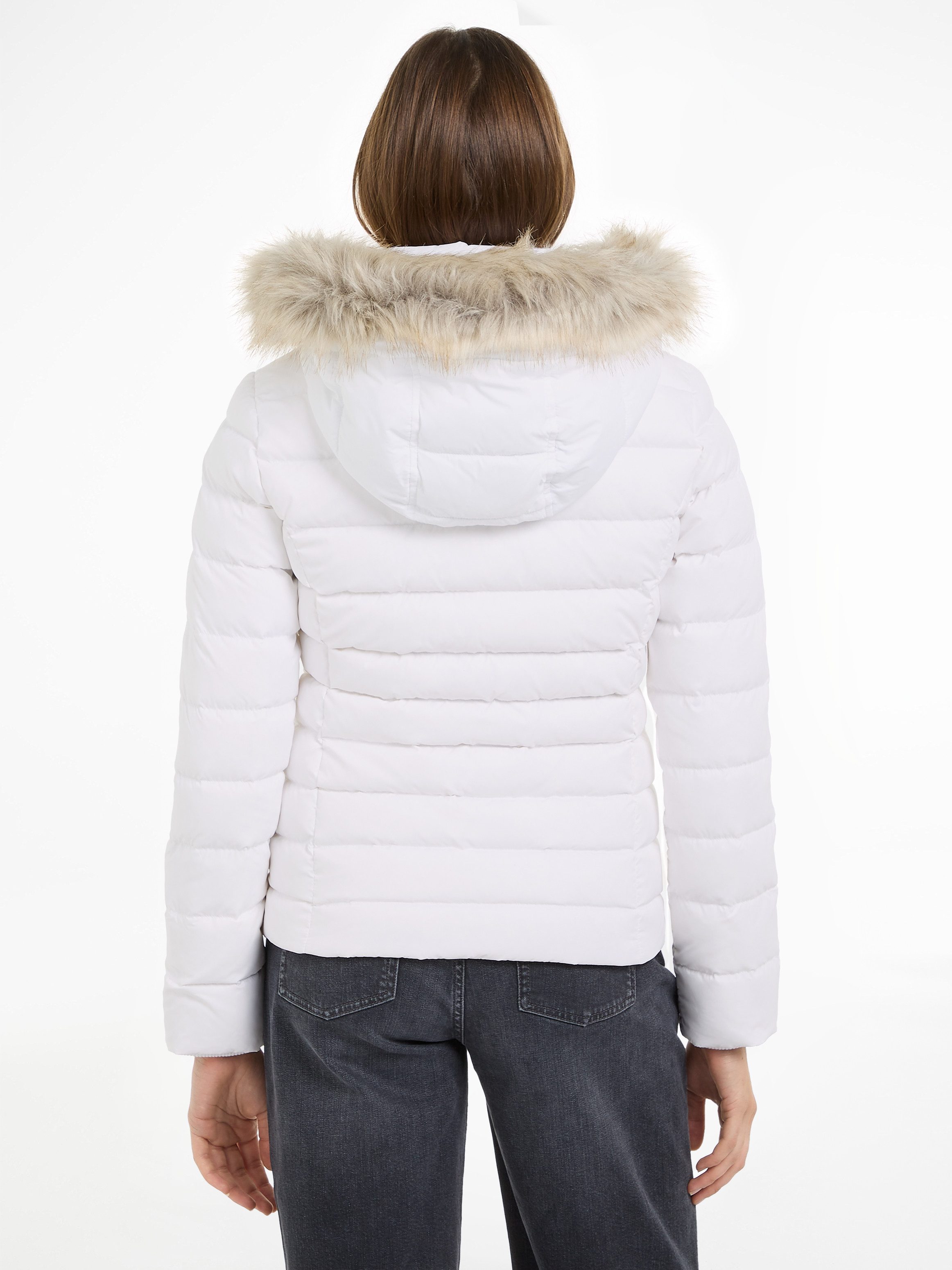 TOMMY JEANS Gewatteerde jas TJW BASIC HOODED DOWN JACKET EXT