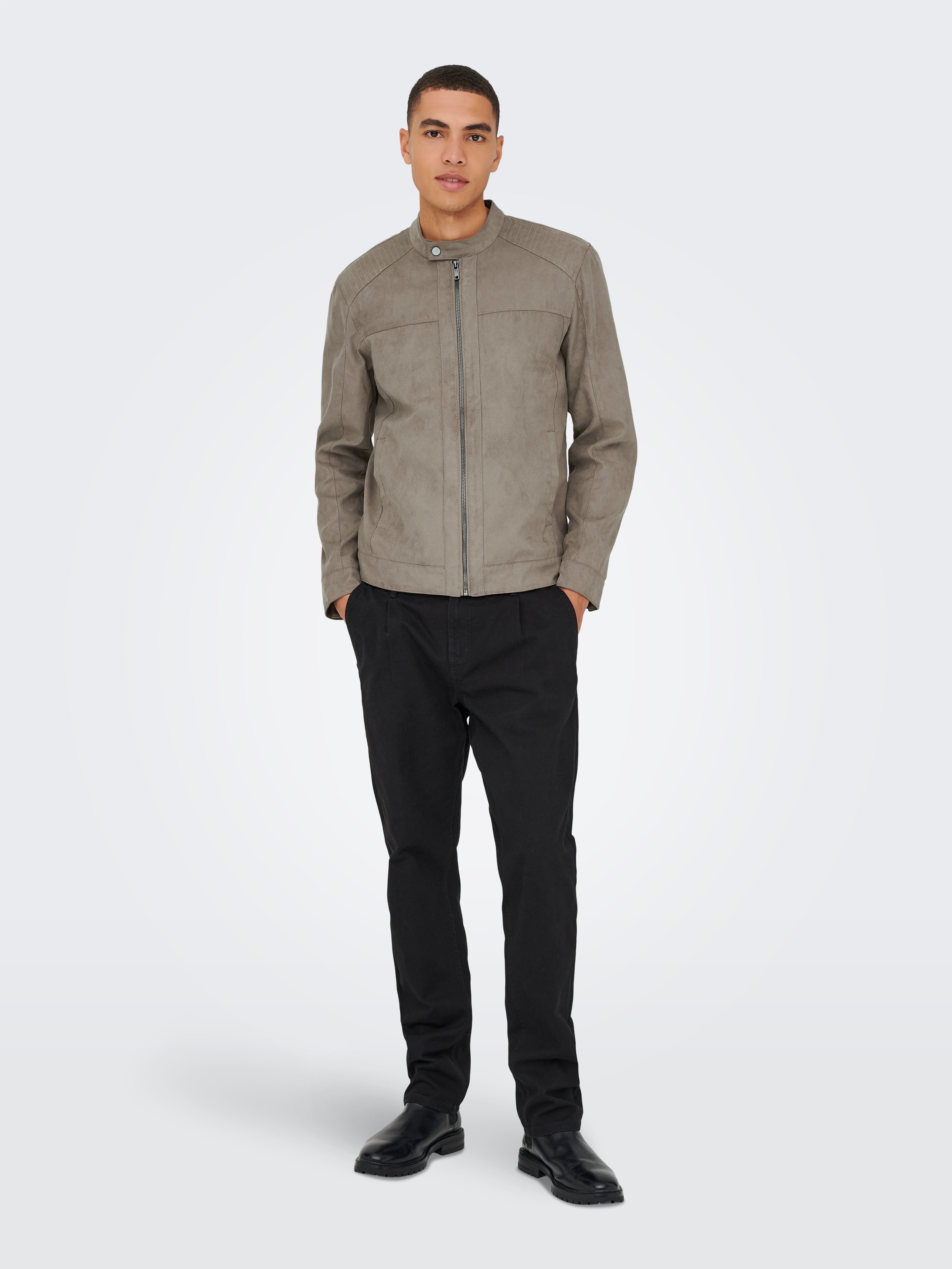 ONLY & SONS Bomberjack ONSMIKE FAKE SUEDE JACKET OTW