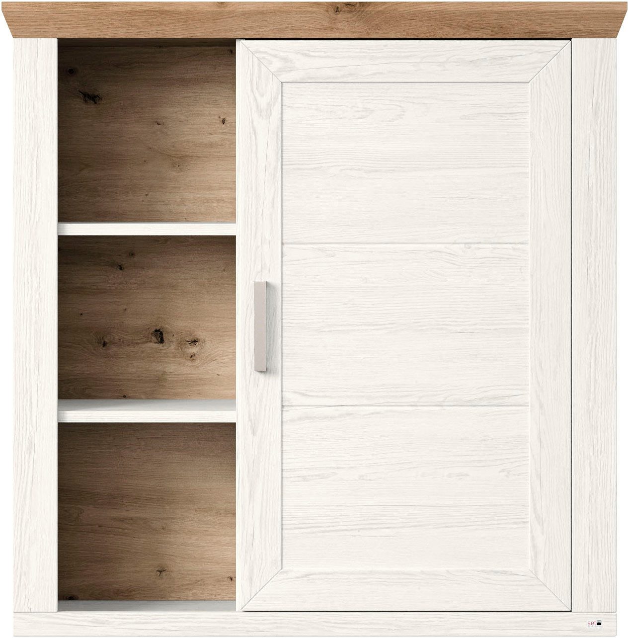 set one by Musterring Hangkast York Type 23, met deur en open vakken, verlichting optioneel, B 105 cm