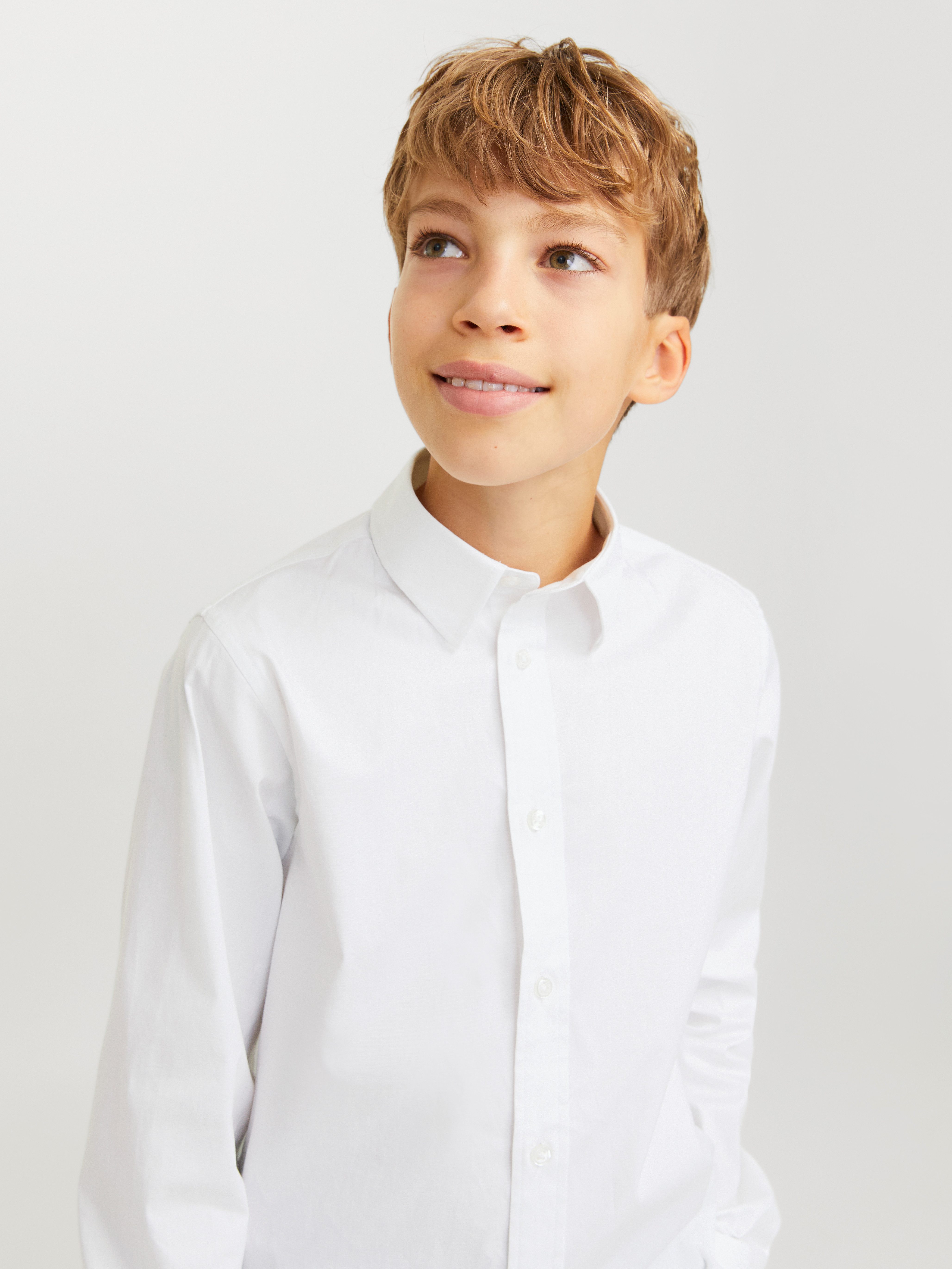 Jack & Jones Junior Overhemd met lange mouwen JJEAXEL STRETCH SHIRT LS NOOS JNR