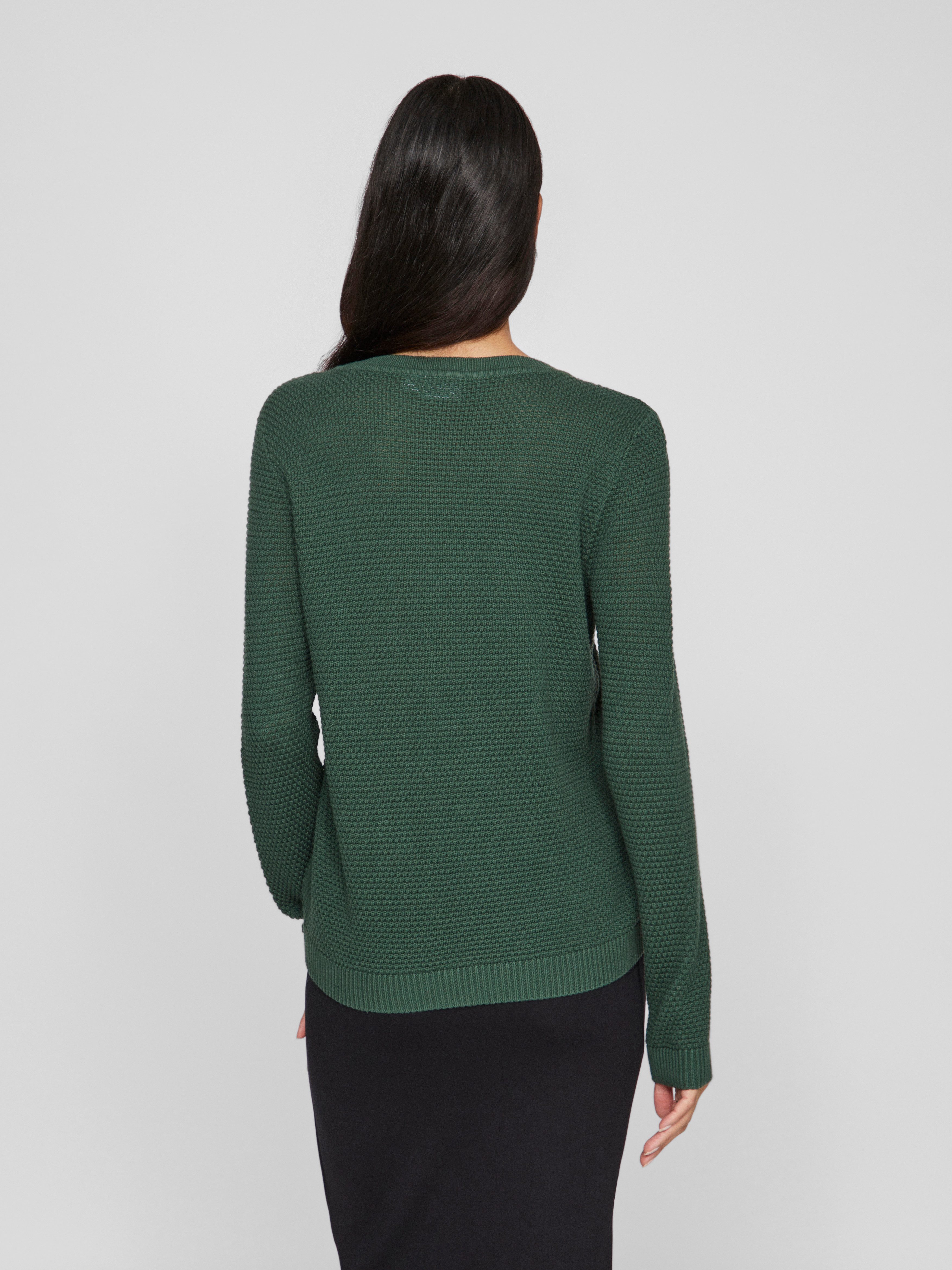 Vila Trui met ronde hals VIDALO O-NECK L S KNIT TOP- NOOS