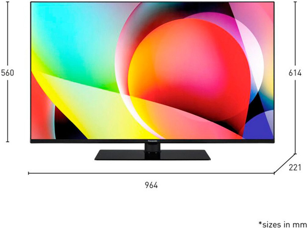 Panasonic Led-TV TN-43W70AEZ, 108 cm / 43", 4K Ultra HD, Google TV - Smart TV