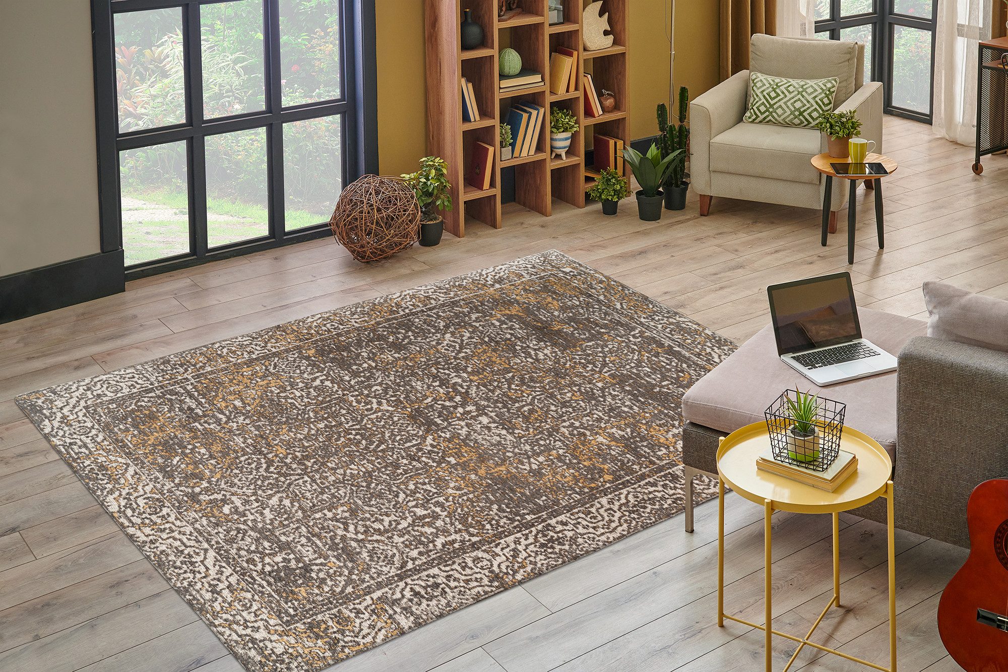 Kayoom Vloerkleed Davis 225 elegant ontwerp, onderhoudsvriendelijk, neutrale kleuren