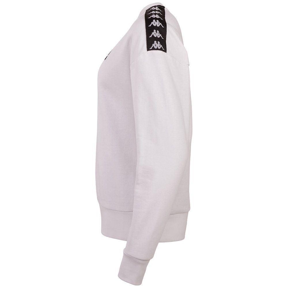 Kappa Sweatshirt met hoogwaardige jacquard-logoband bij de schouders