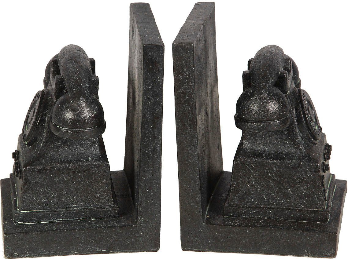 Ambiente Haus Boekensteun Telefoon-boekensteunen 16 cm (1 stuk) woonkamer zwart
