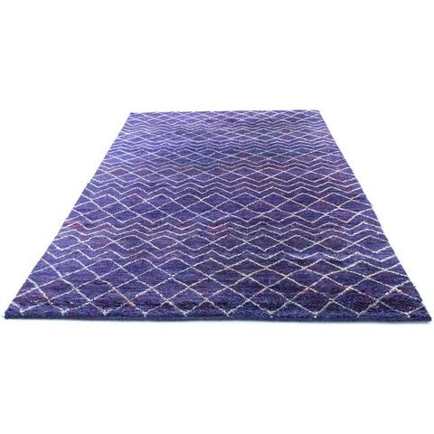 morgenland vloerkleed Designer Teppich handgeknüpft lila Viskose