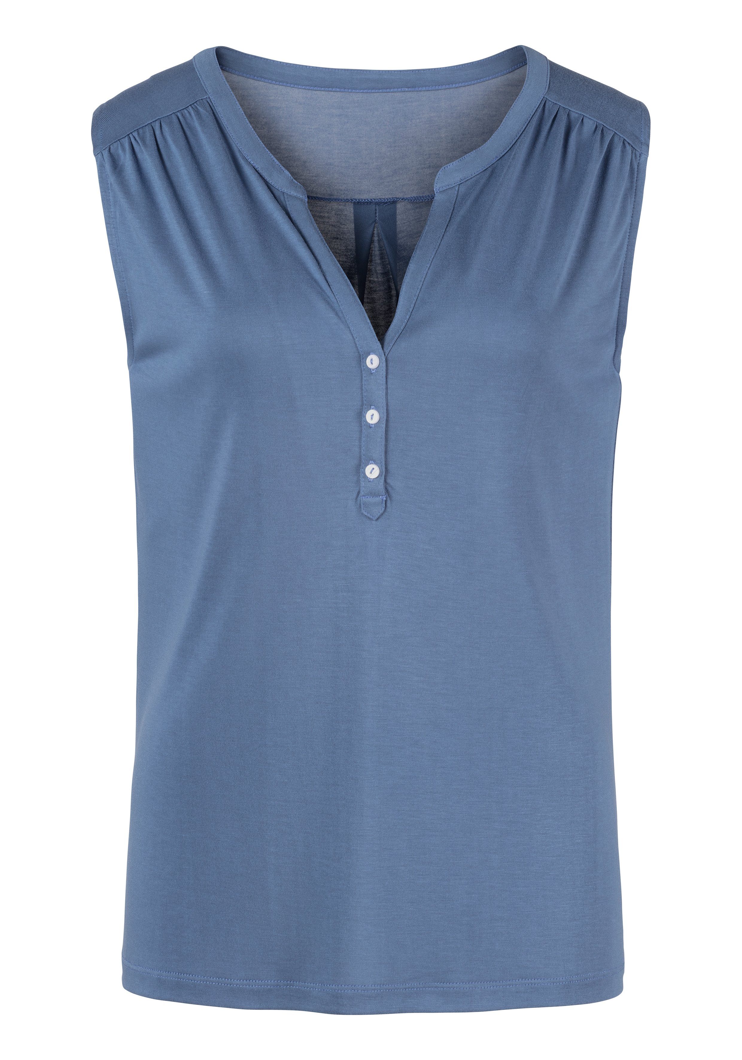 Lascana Shirttop in modieuze blouse-look (2-delig, Set van 2)