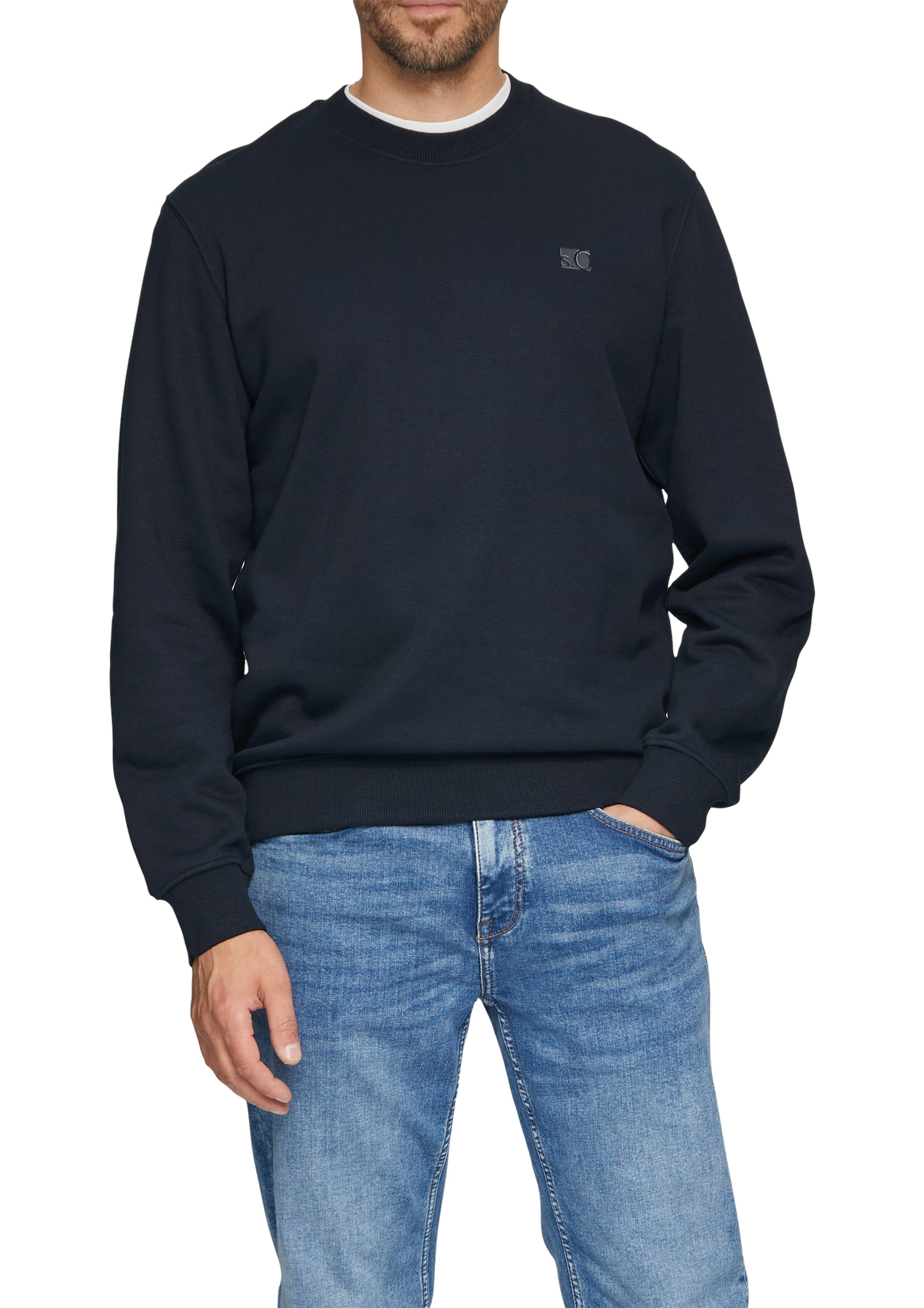 S.Oliver Sweatshirt met geborduurd logo