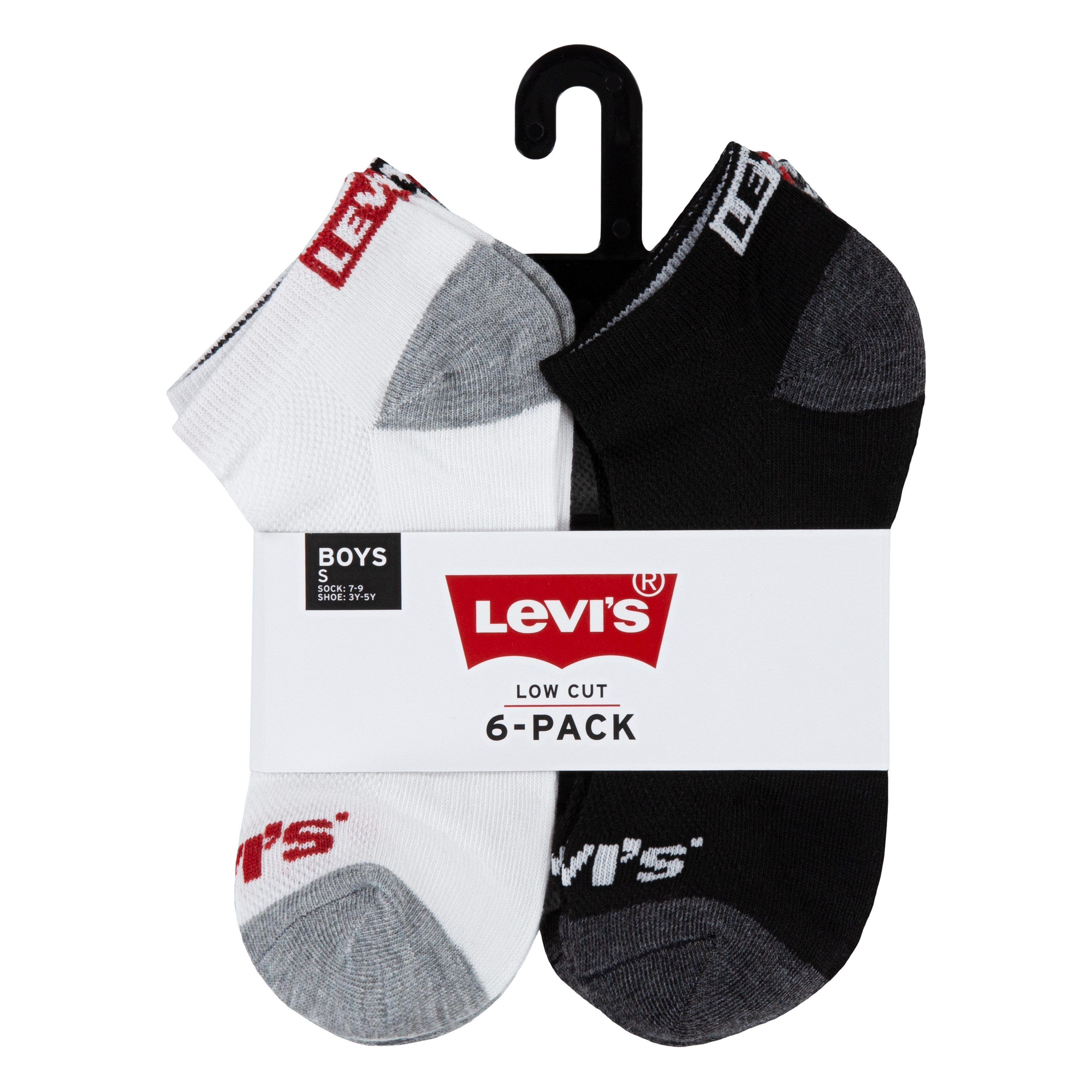 Levi's Kidswear Korte sokken LHN BOX TAB LOW CUT 6PK MarkeL (set 6 paar)