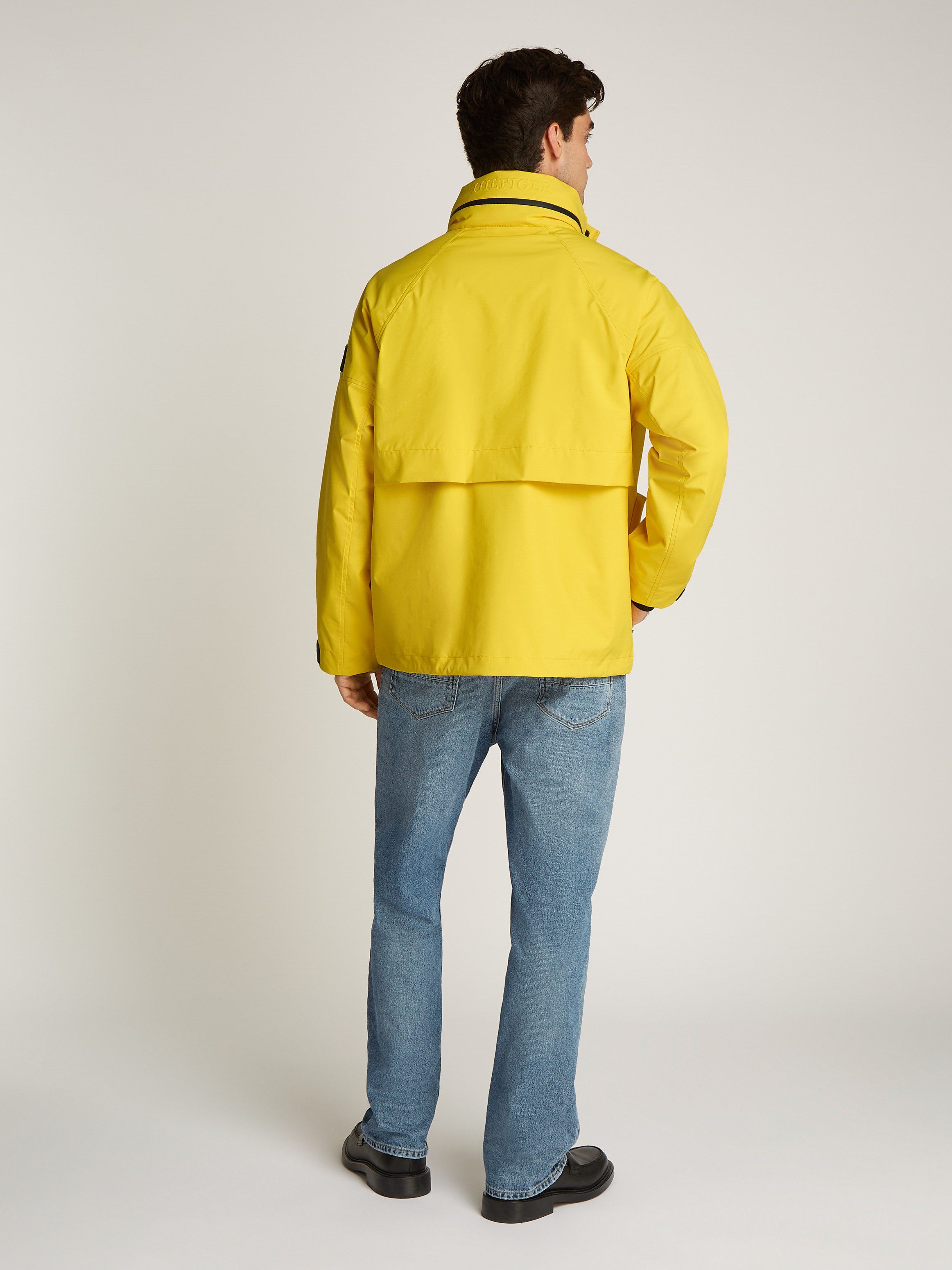 Tommy Hilfiger Outdoorjack REGATTA MID LENGTH JACKET opbergbare capuchon met ritsvak