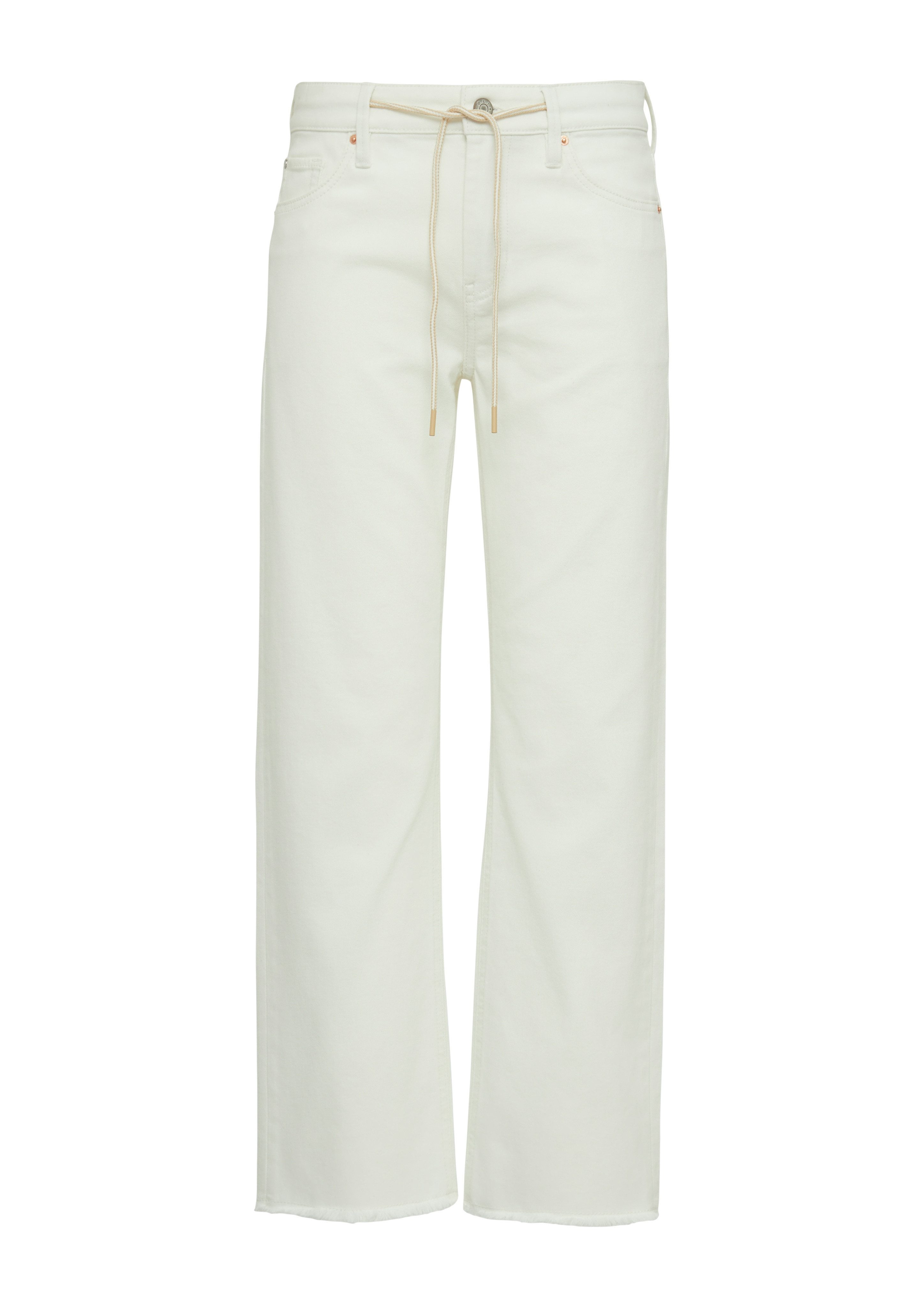 s.Oliver Straight jeans Karolin met een rijgkoord