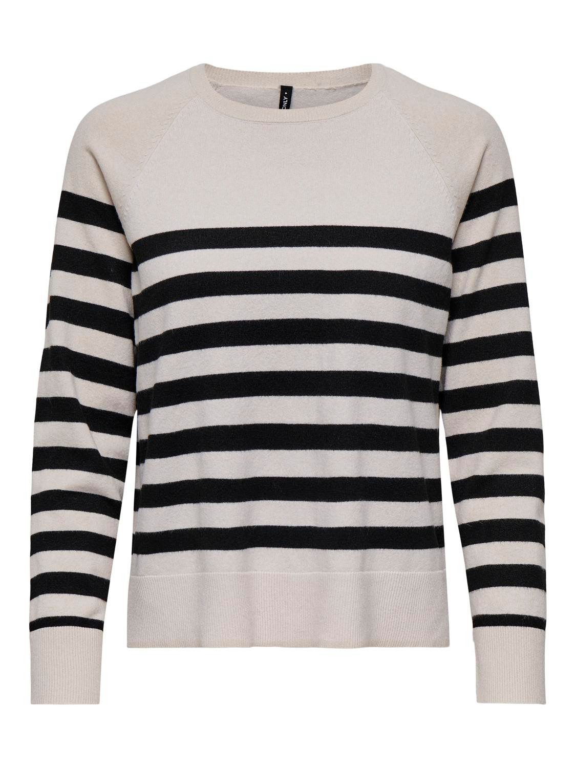 Only Trui met ronde hals ONLAMA LIFE LS RAGLAN O-NECK CC KNT