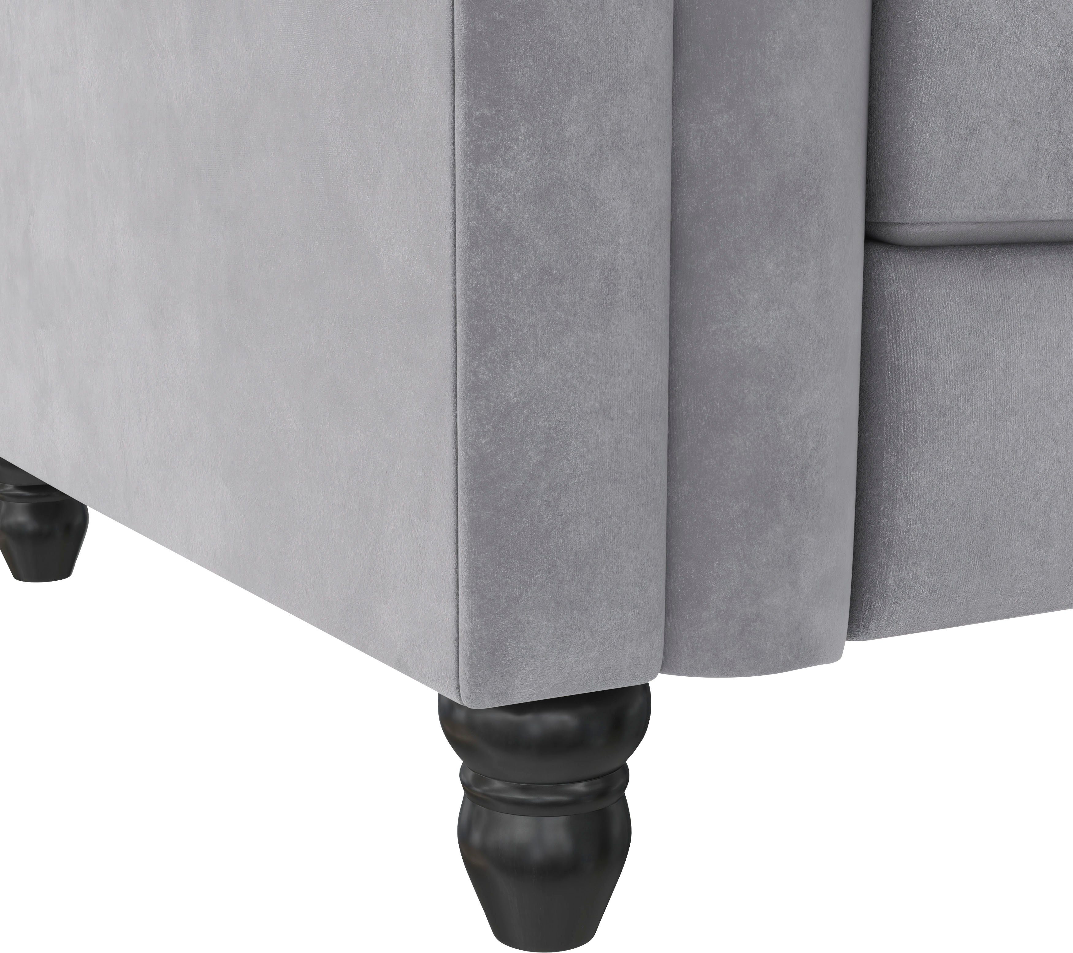 Dorel Home Hoekbank Felix, L-model, 241 cm (ligoppervlak108x195 cm), récamier verwisselbaar,
