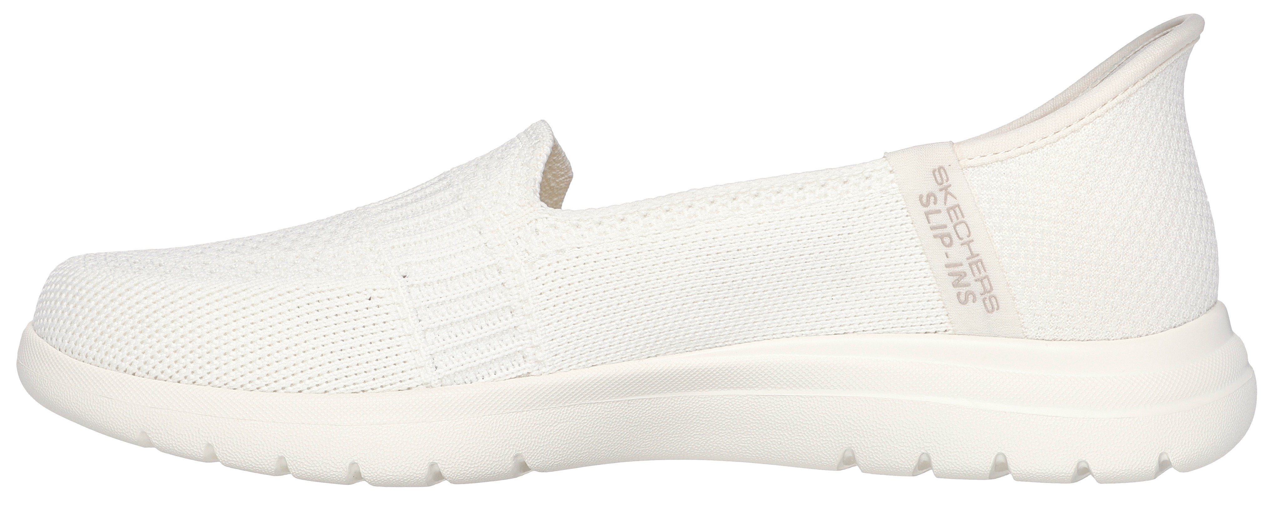 Skechers Slip-on sneakers ON-THE-GO FLEX-CAMELLIA Instapschoen, vrijetijdsschoen met zacht gepolsterde schacht