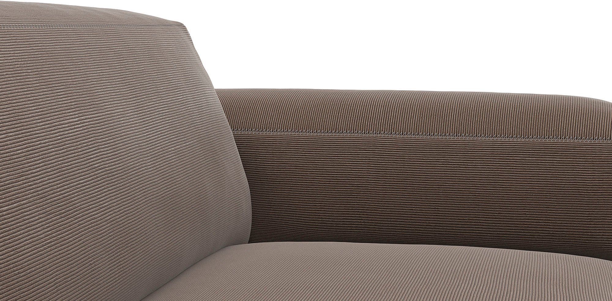 FLEXLUX Hoekbank Lucera Chaise longue rechts of links, L-vorm, comfortabel