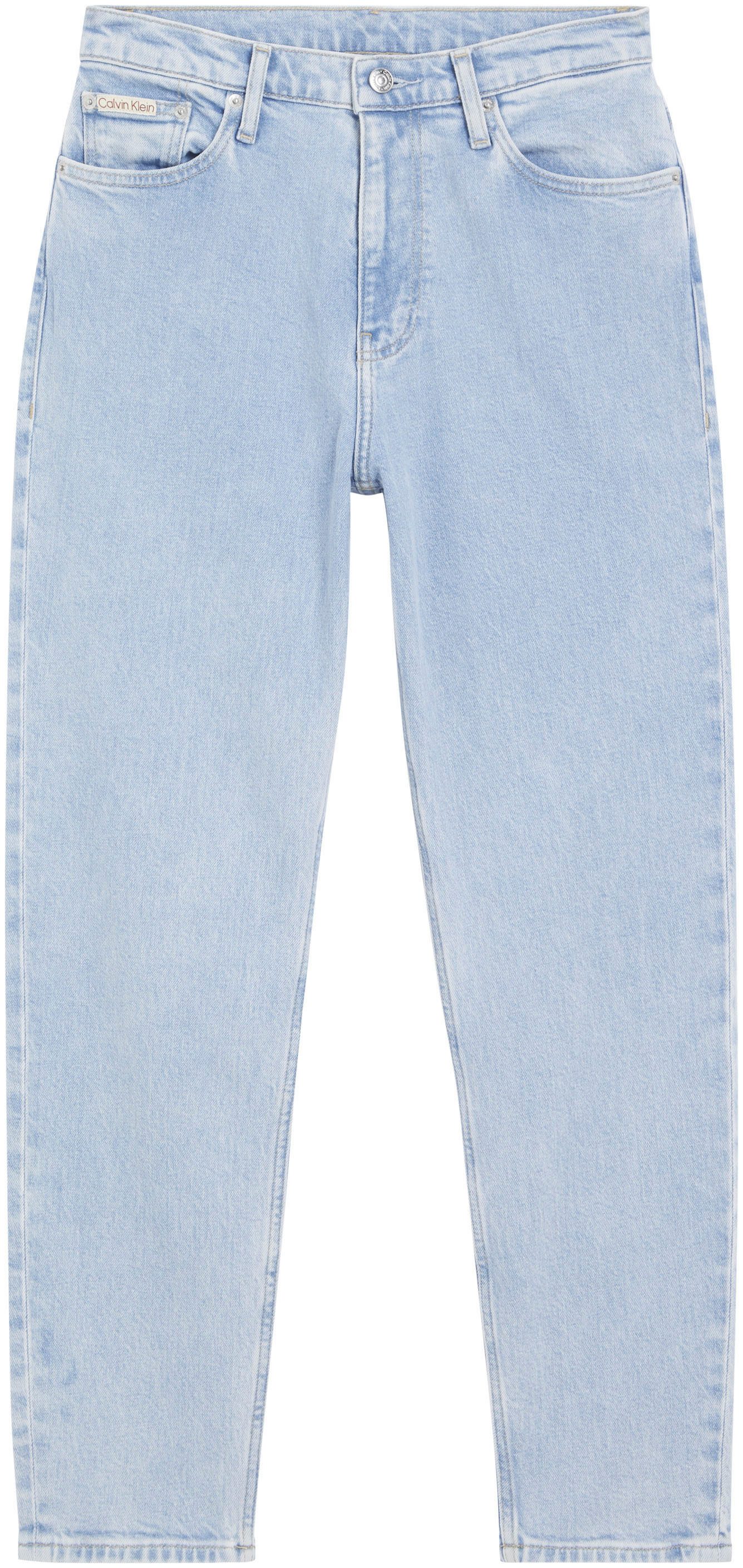 Calvin Klein Mom jeans MOM JEAN met muntzakje, logoprint