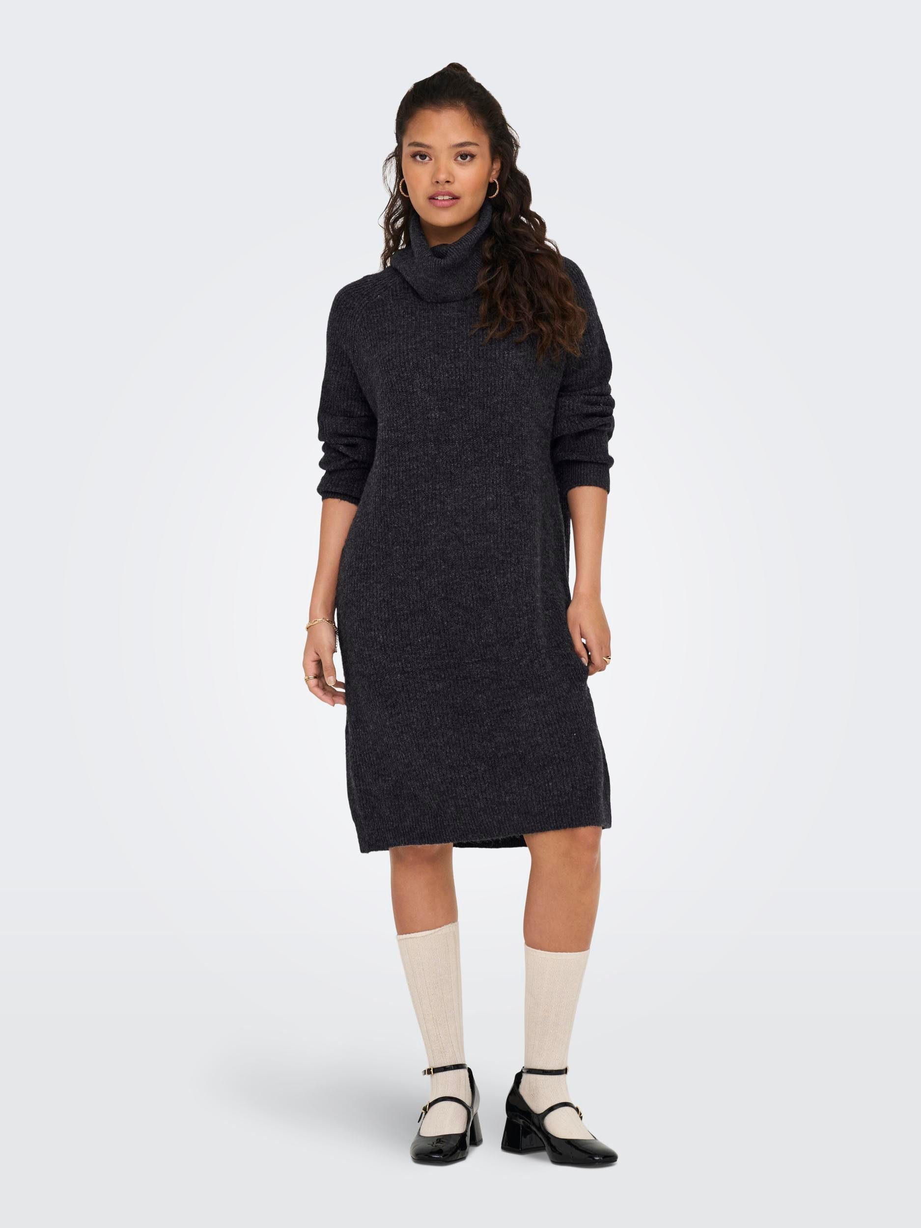 Only Gebreide jurk ONLSILLY LS ROLLNECK DRESS BF KNT