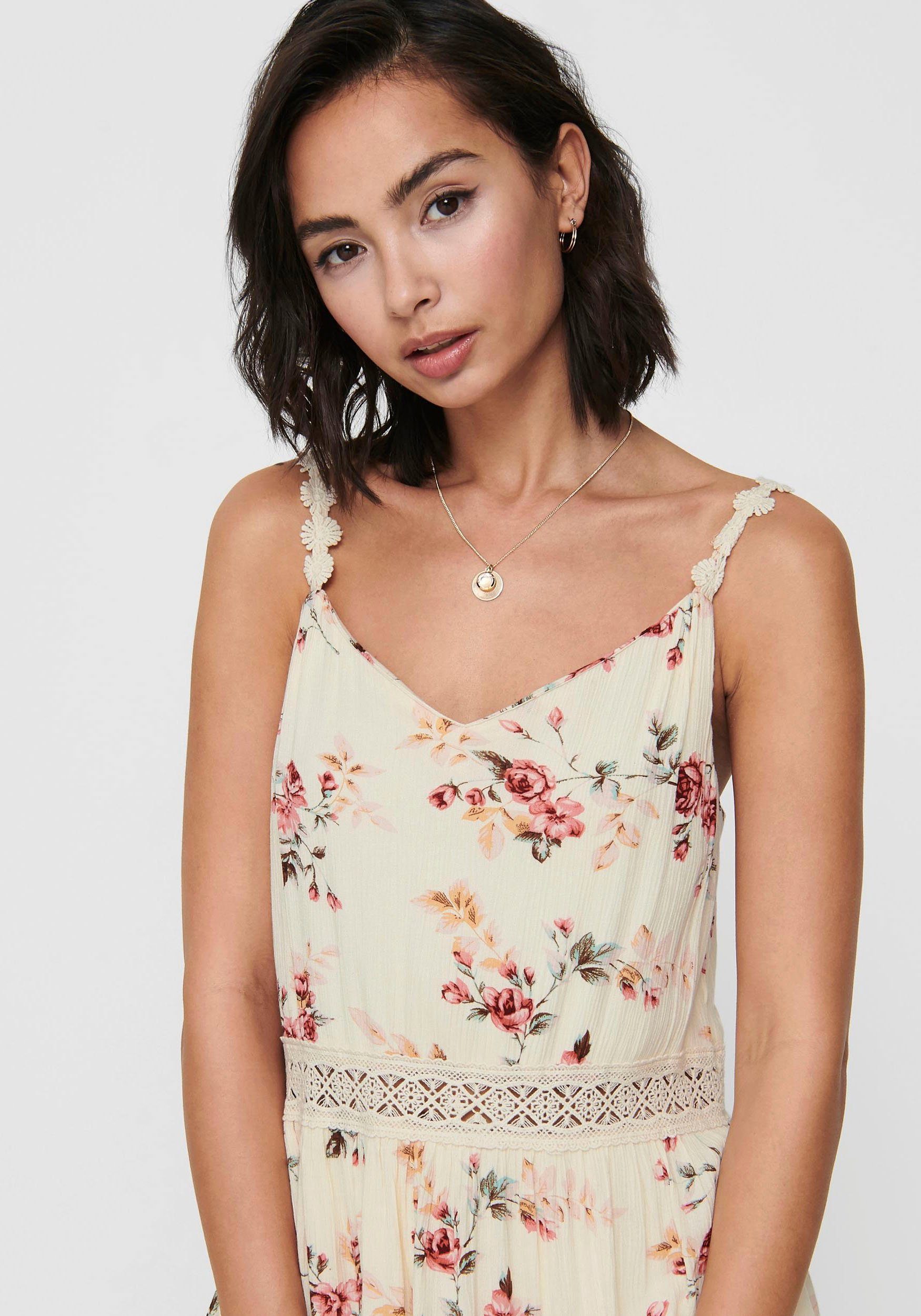Only Jurk in overgooiermodel ONLKARMEN ANNE LIFE S/L DRESS WVN NOOS