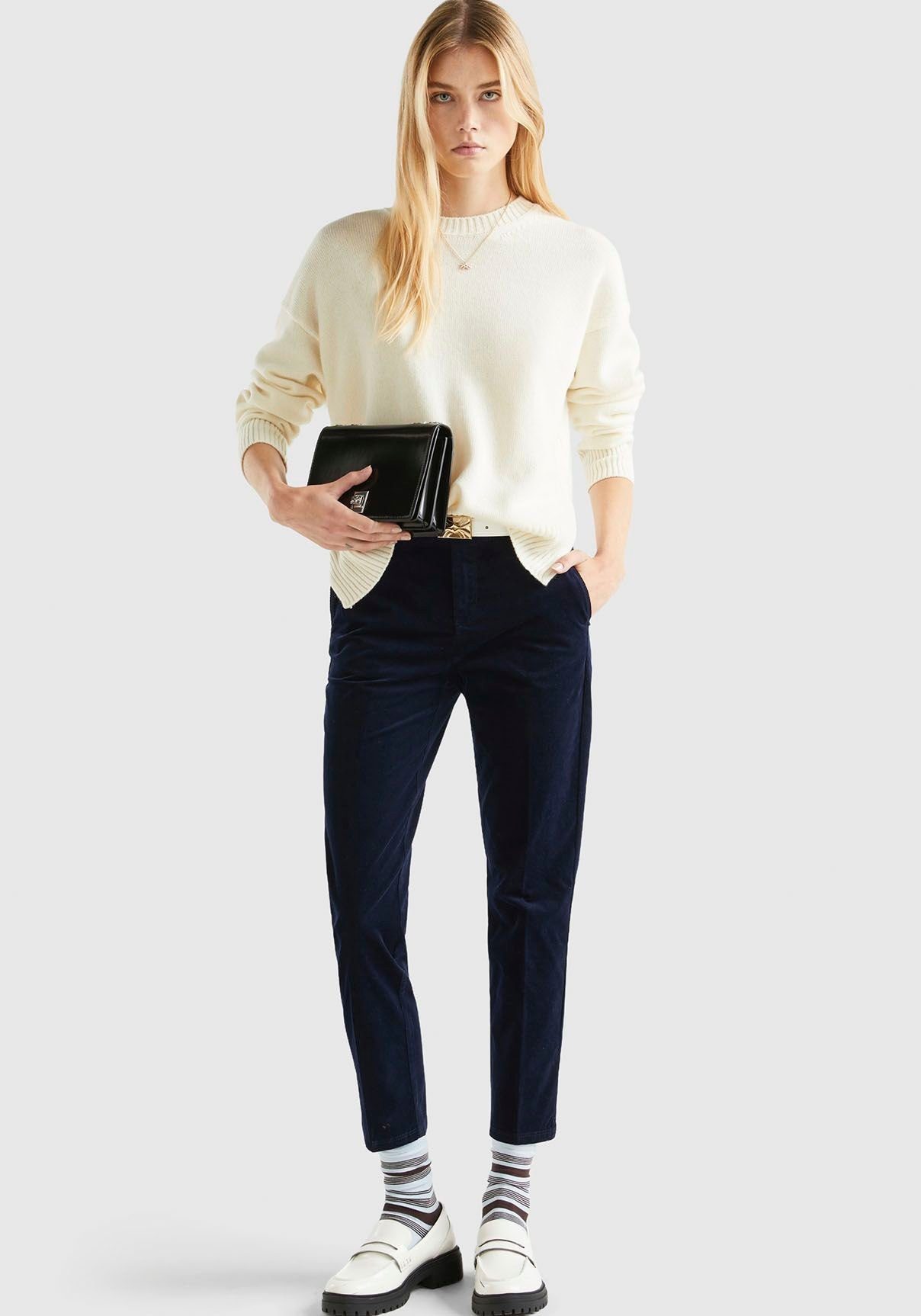 United Colors of Benetton Chino in verkorte lengte