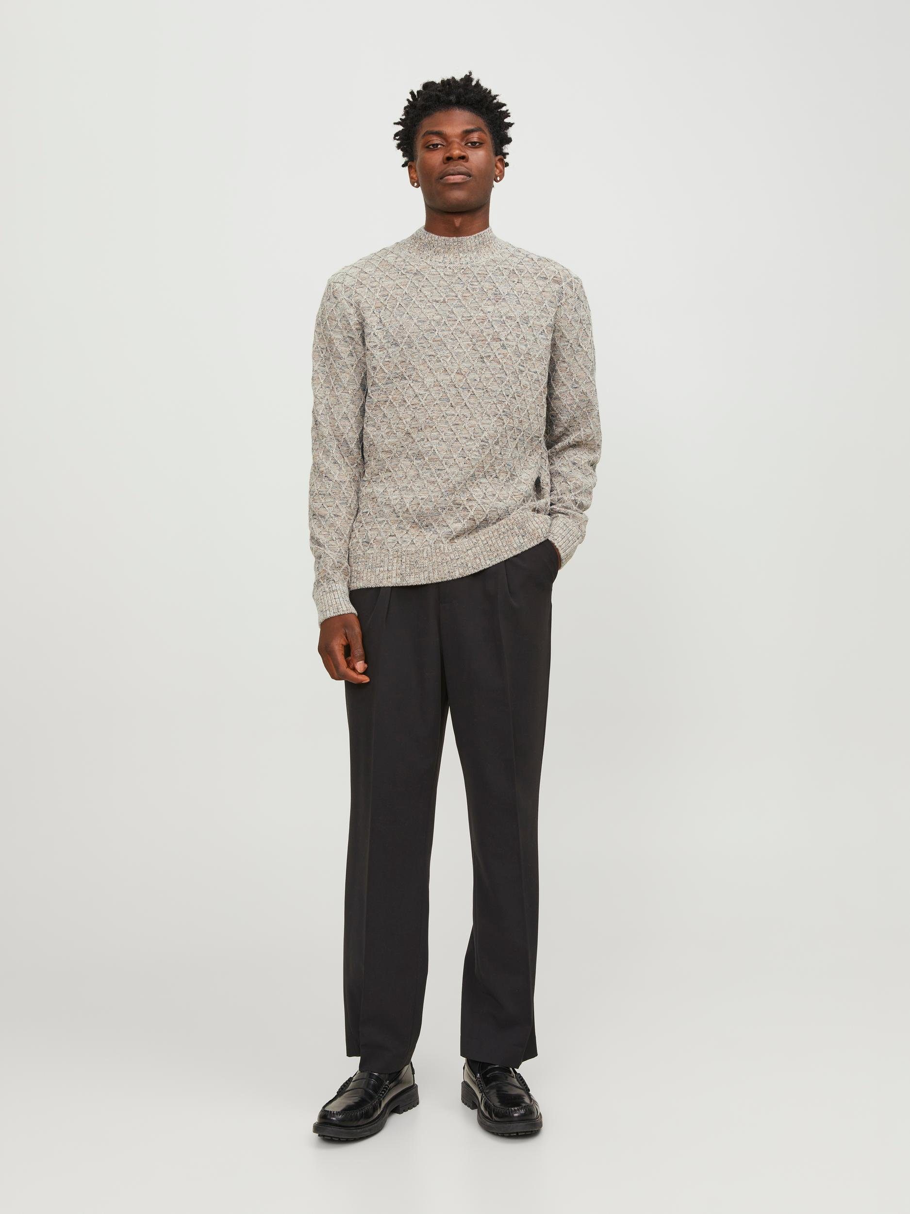 Jack & Jones Trui met staande kraag JPRCCZIGGI KNIT MOCK NECK LN