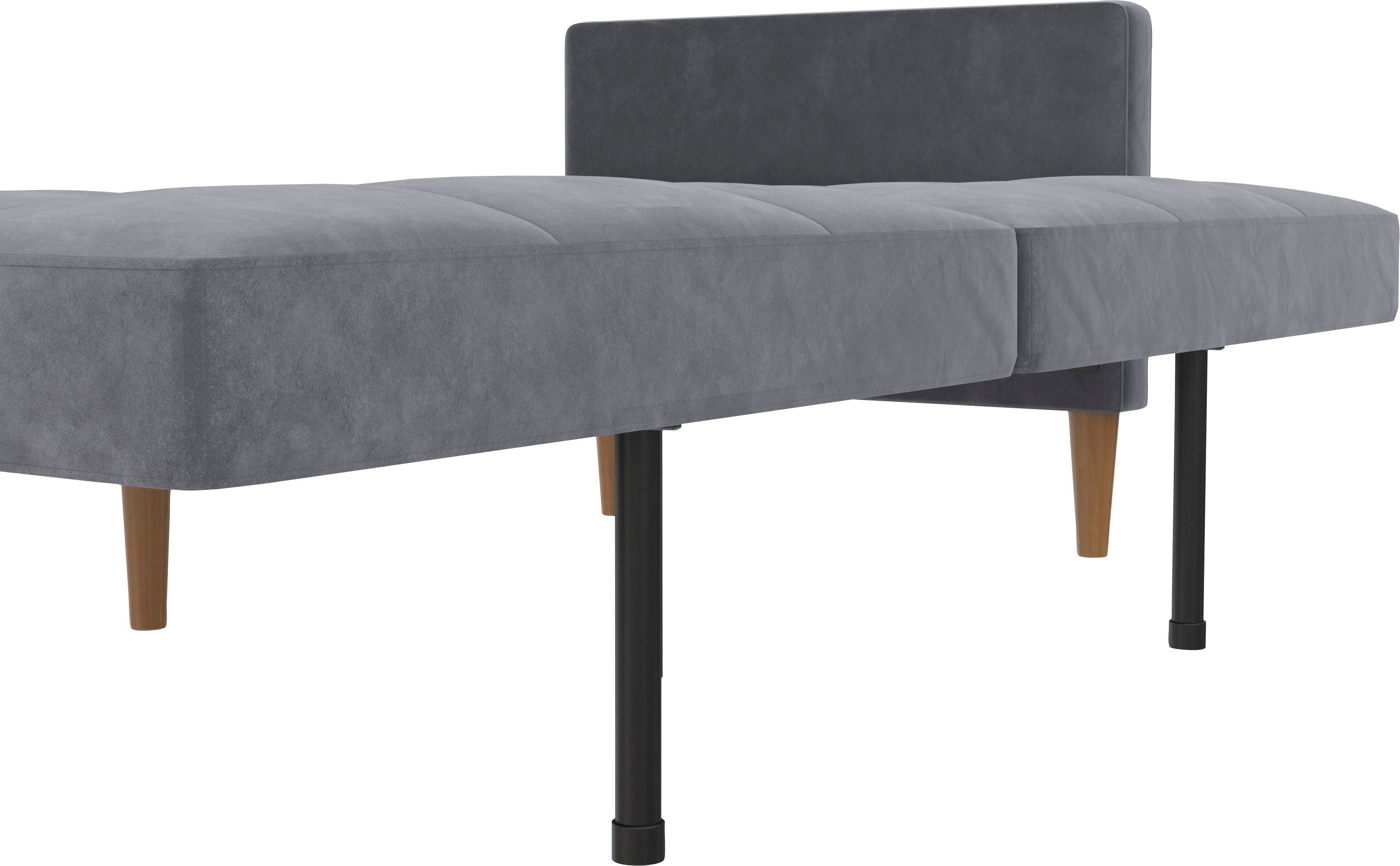 Dorel Home 3-zitsbank Lilly Bedfunctie, rugleuning 3-voudig verstelbaar, zithoogte 43 cm