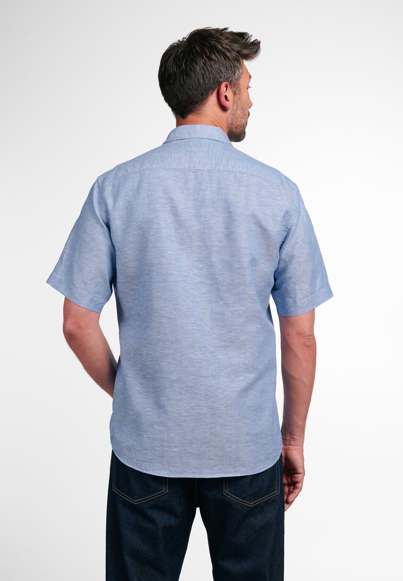 Eterna Overhemd met korte mouwen Regular fit