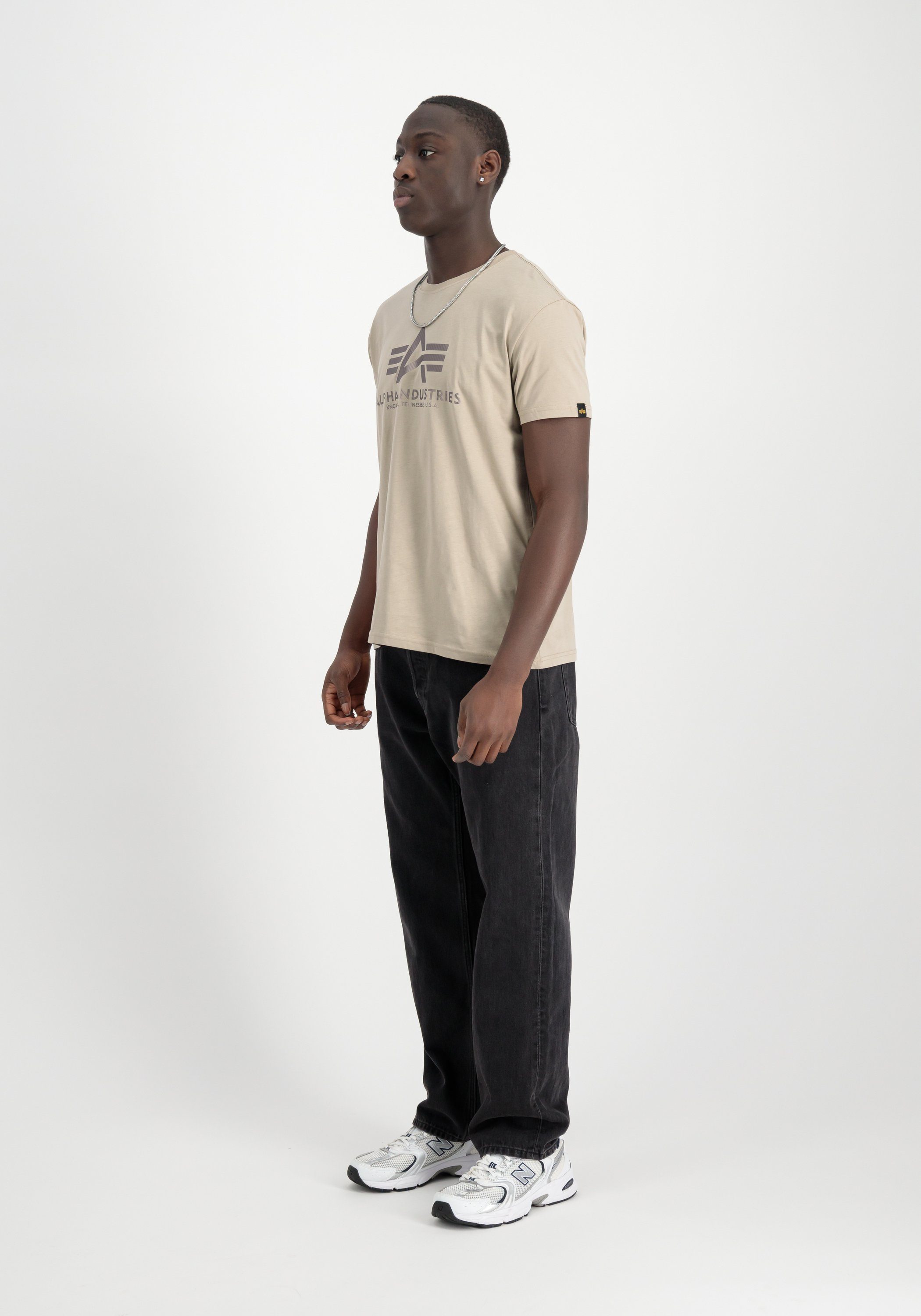 Alpha Industries T-shirt Alpha Industries Men - T-Shirts Basic T-Shirt BL Carbon