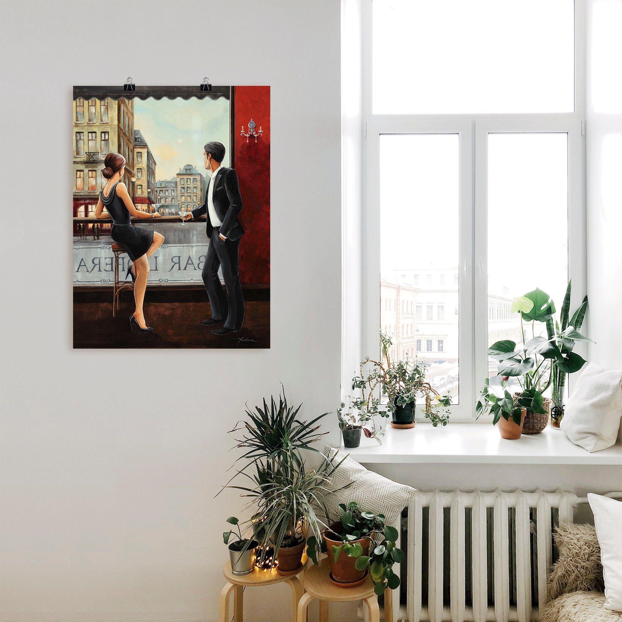 Artland Artprint Beer als artprint van aluminium, artprint voor buiten, artprint op linnen, poster, muursticker