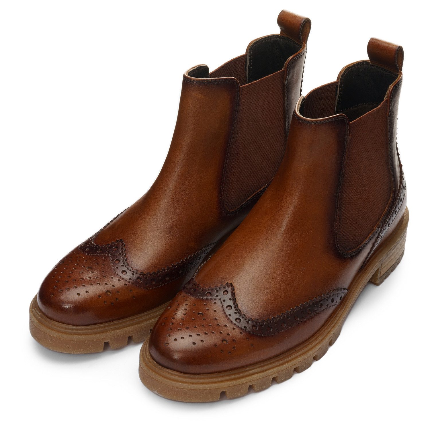 Ara Chelsea-boots Tulsa enkellaars, instaplaarzen met lyra-perforatie, g-breedte (breed)