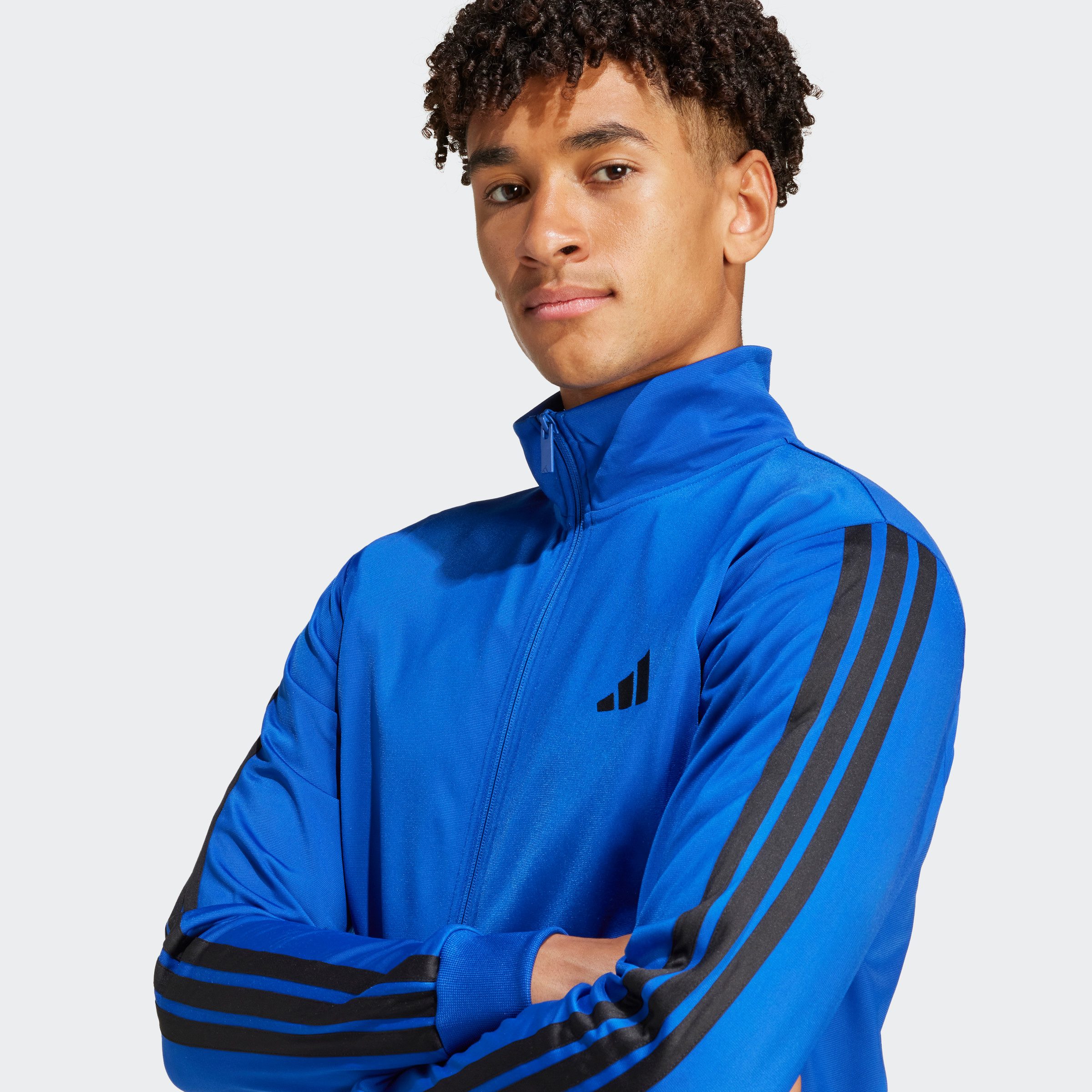 adidas Sportswear Trainingspak M 3S TR TT TS Basic 3-strepen tricot (2-delig)